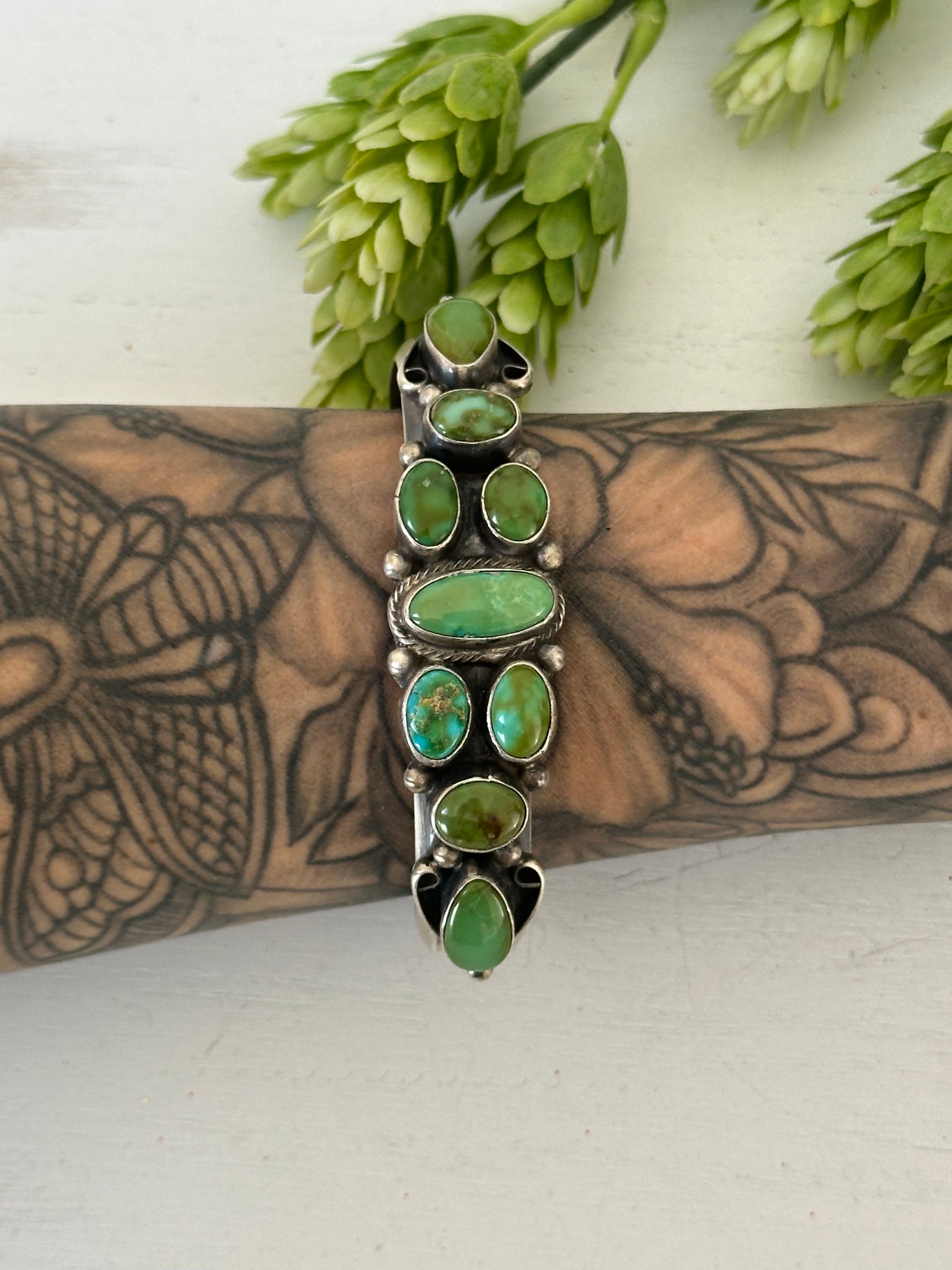 Kathleen Chavez Sonoran Mountain Turquoise & Sterling Silver Cuff Bracelet