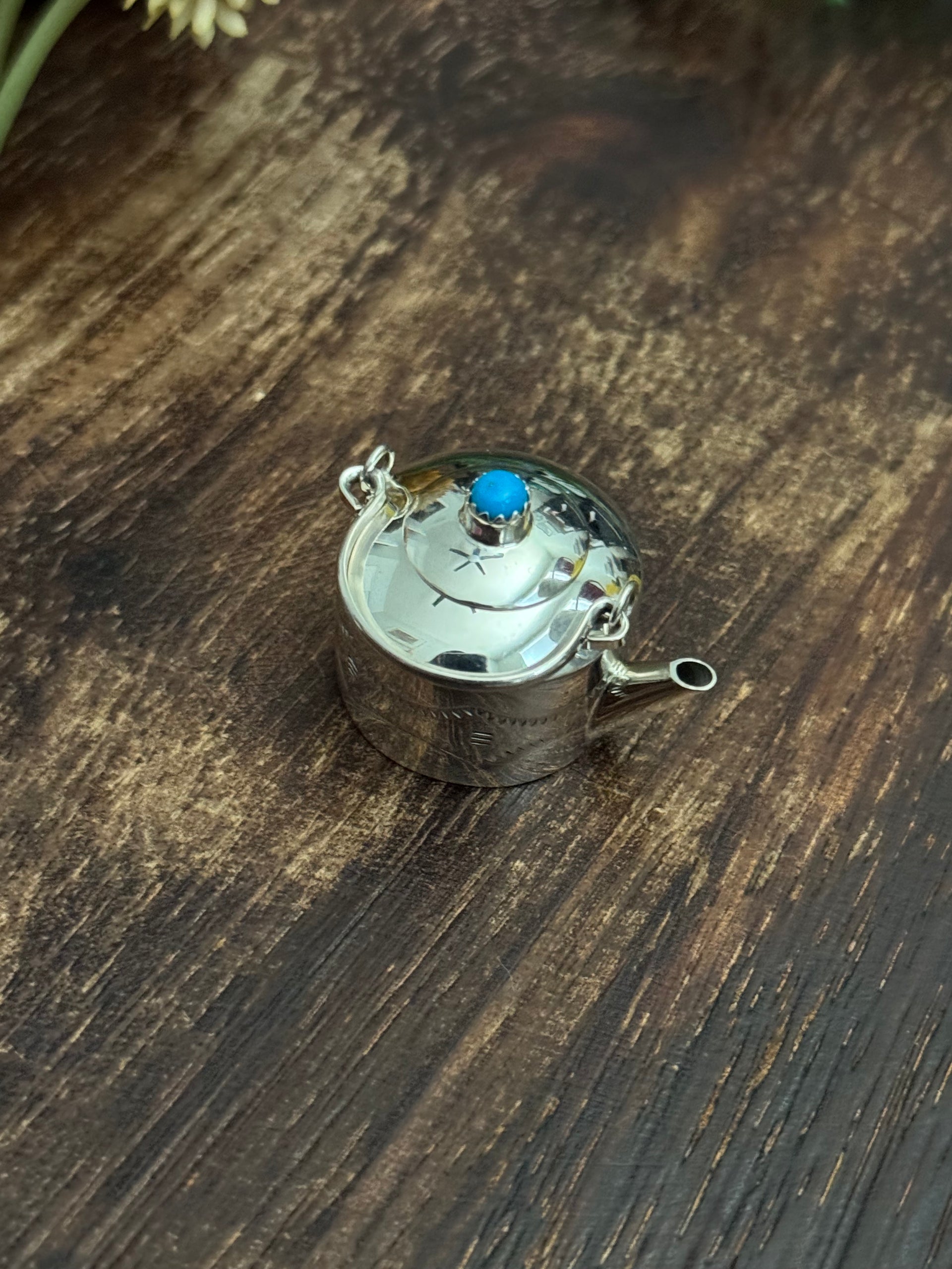 Navajo Made Sterling Silver Pendant