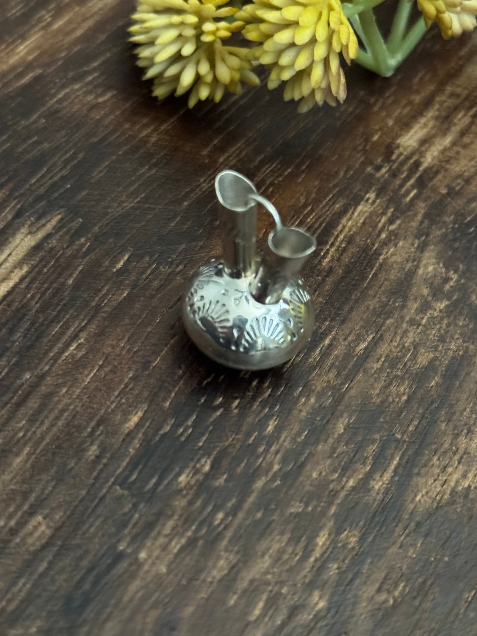Navajo Made Sterling Silver Pendant