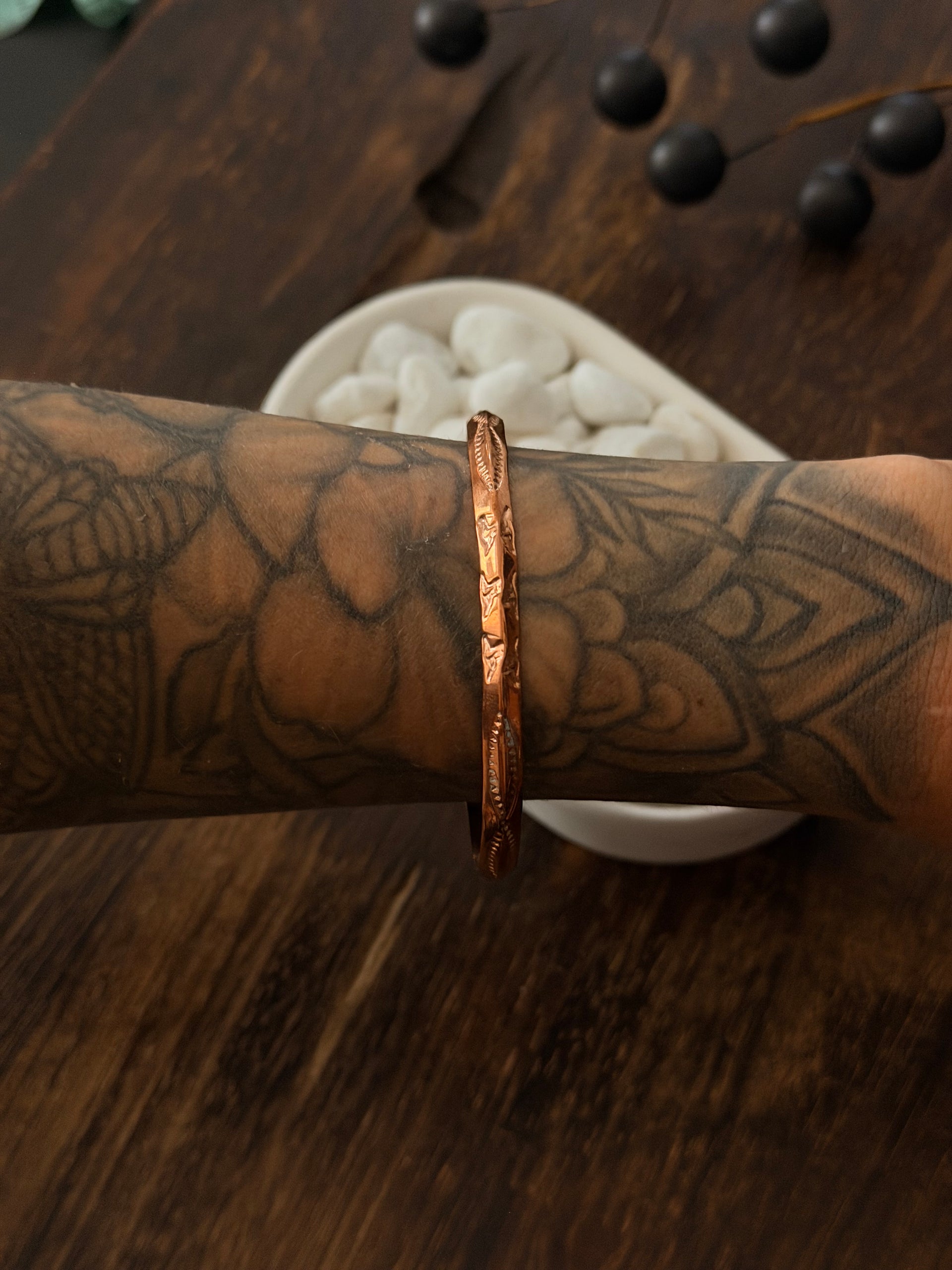 Navajo Made Copper Cuff Bracelet