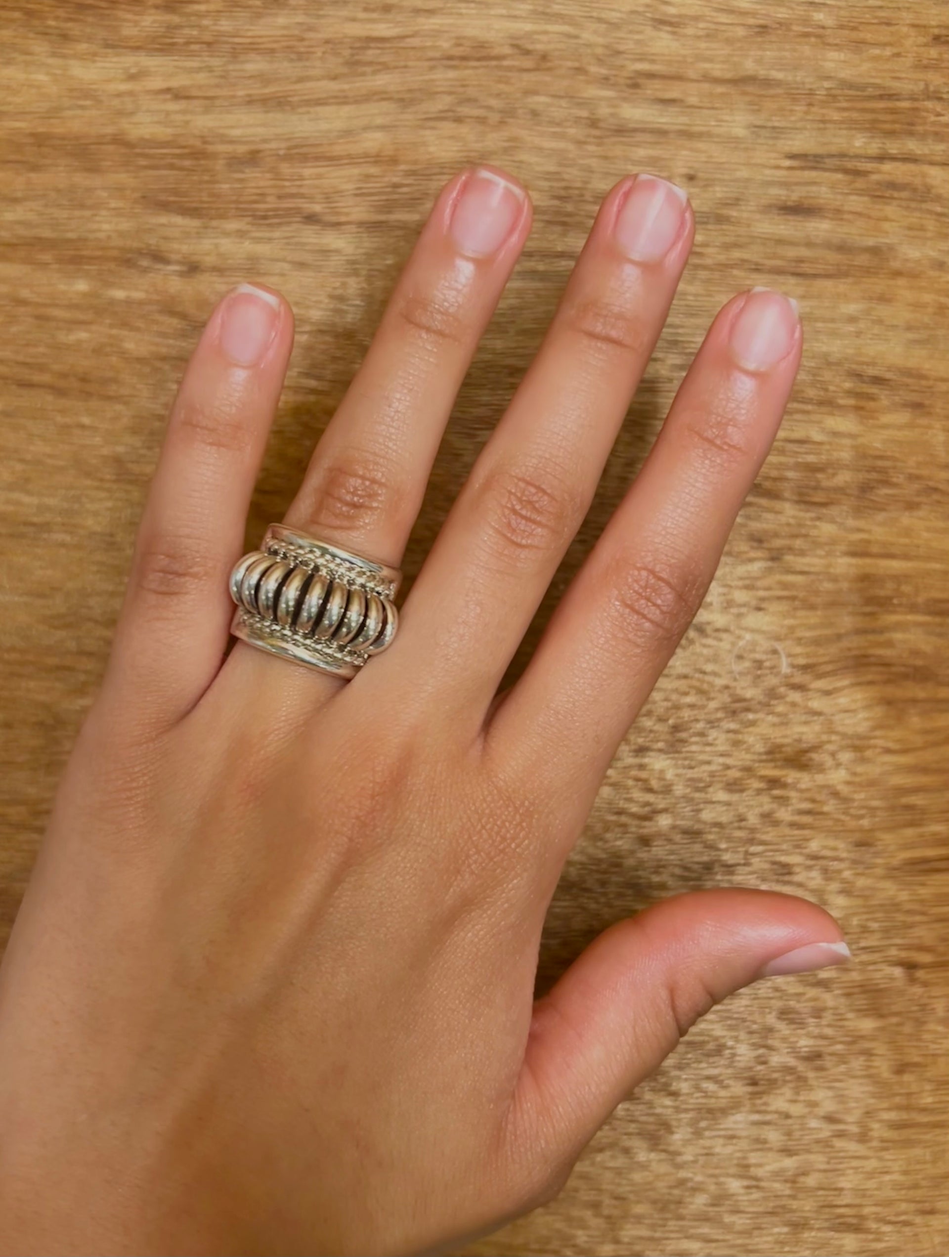 Navajo Made Sterling Silver Ring