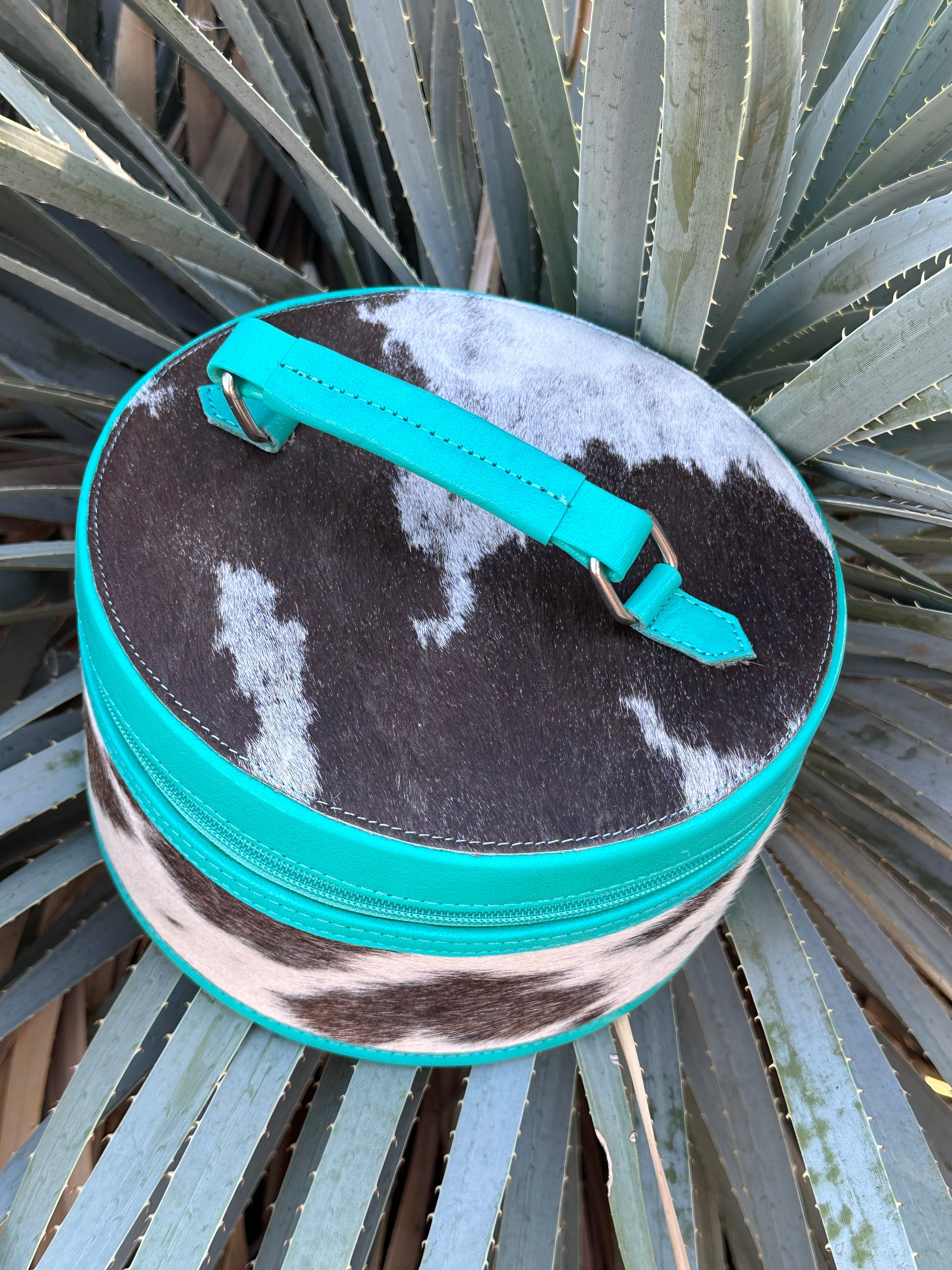 Genuine Leather & Cowhide Jewelry Box