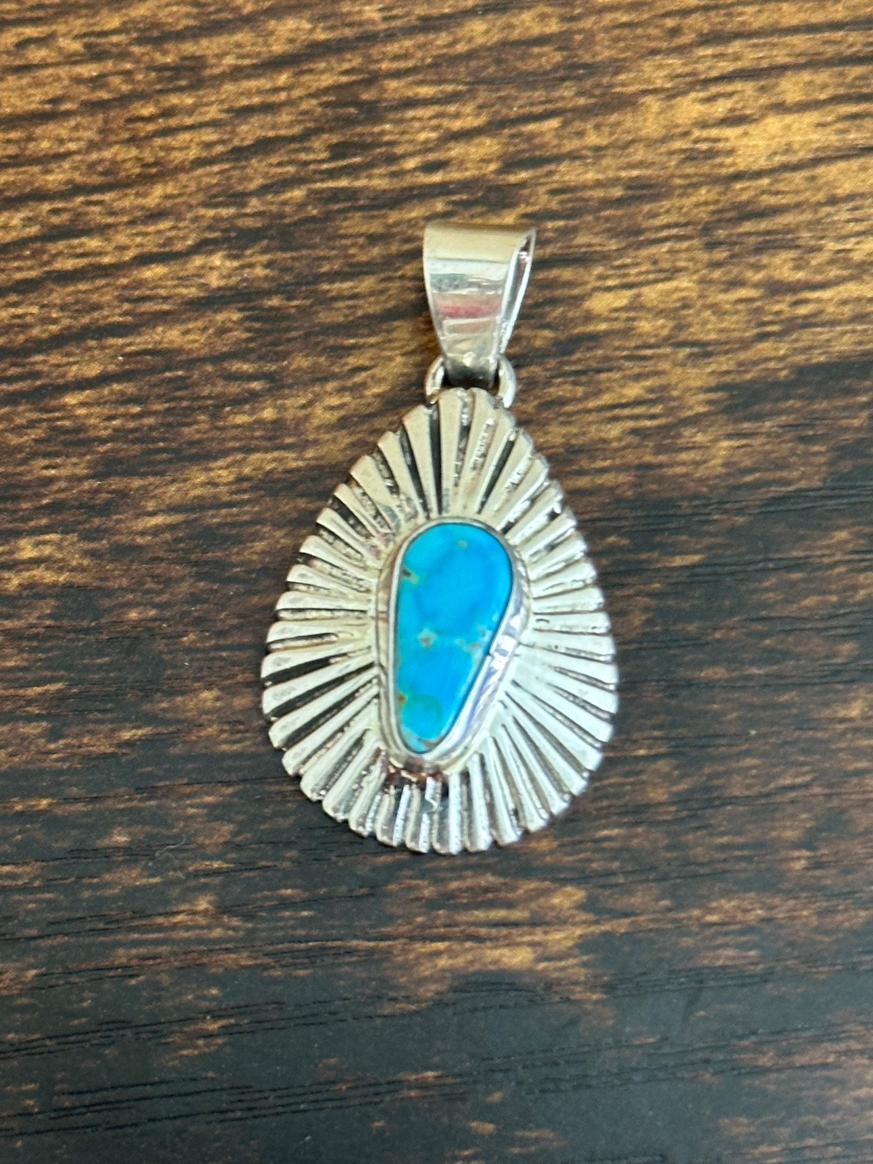 Navajo Made Sterling Silver Pendant