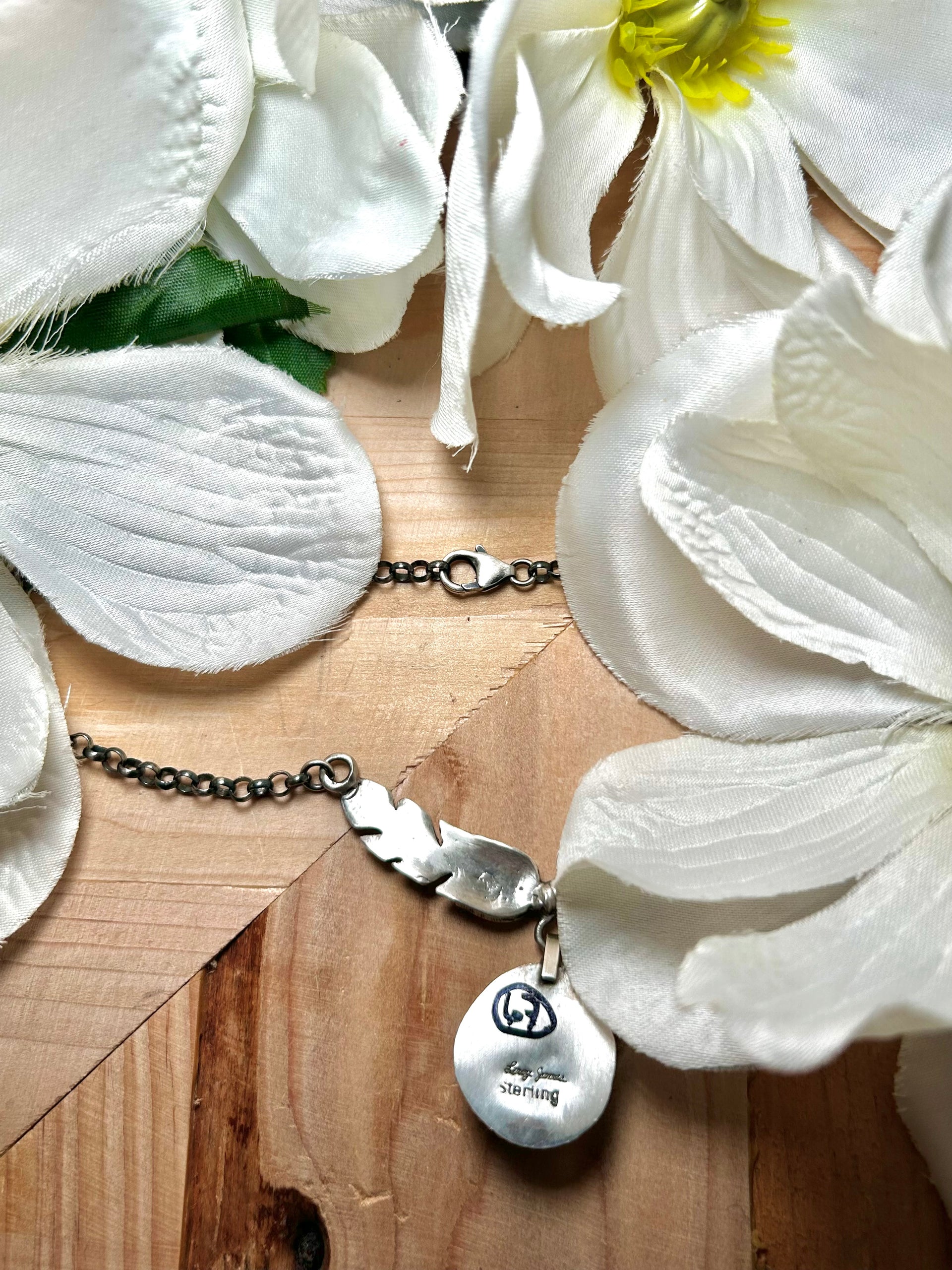 LeRoy James #8 Turquoise & Sterling Silver Necklace