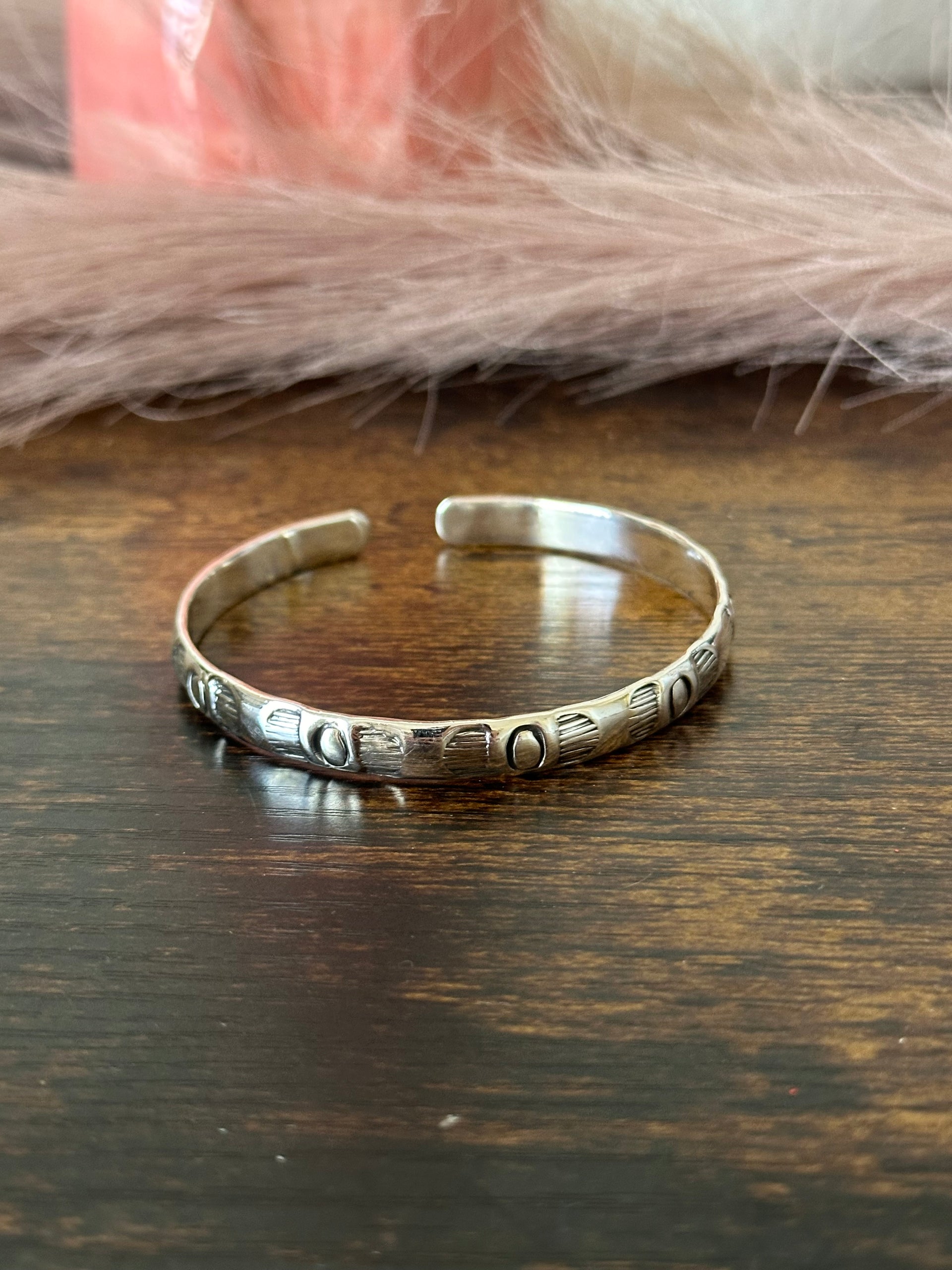 Southwest Made Sterling Silver Cuff Bracelet