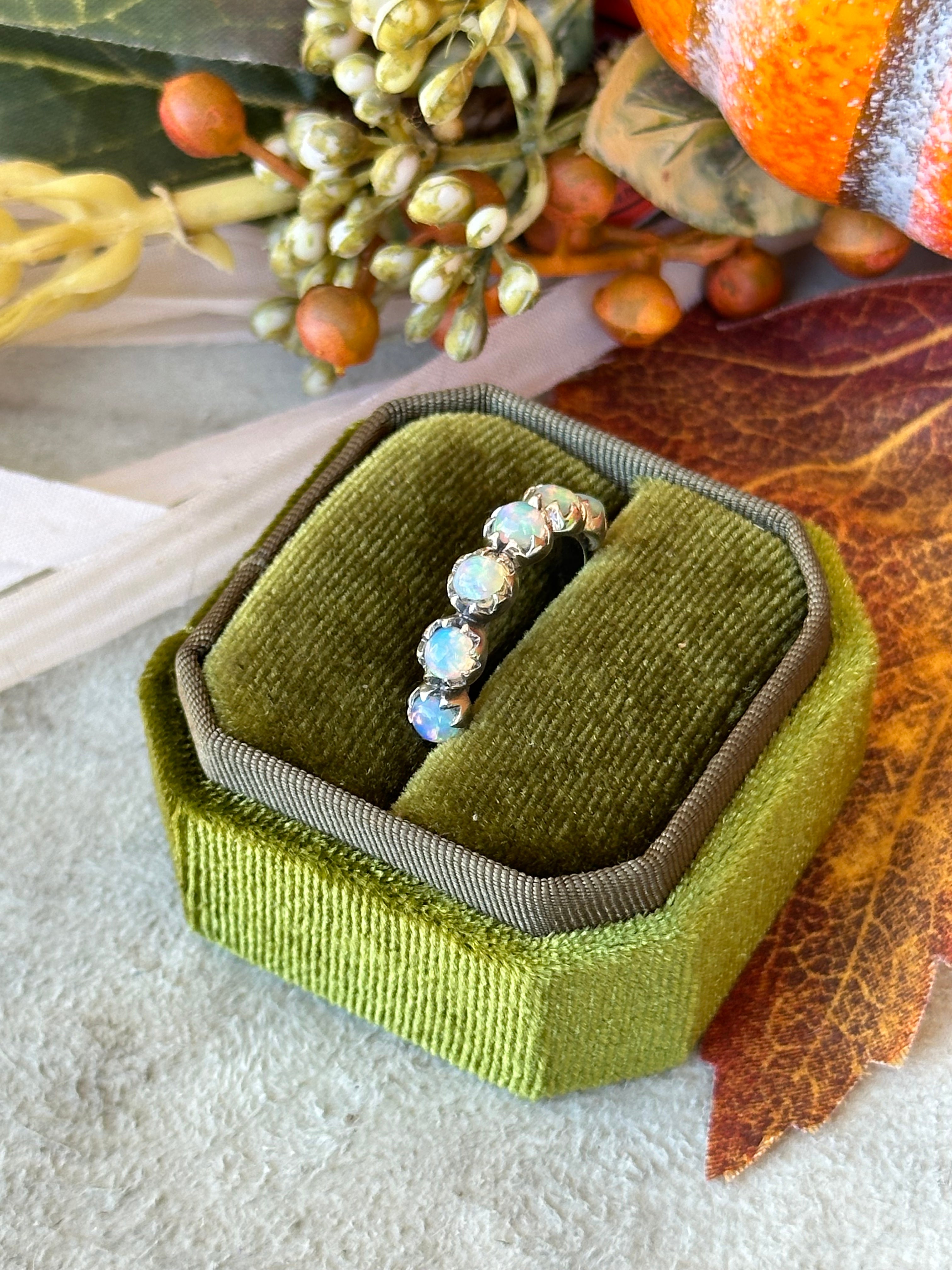 Southwest Handmade Opal & Sterling Silver Ring