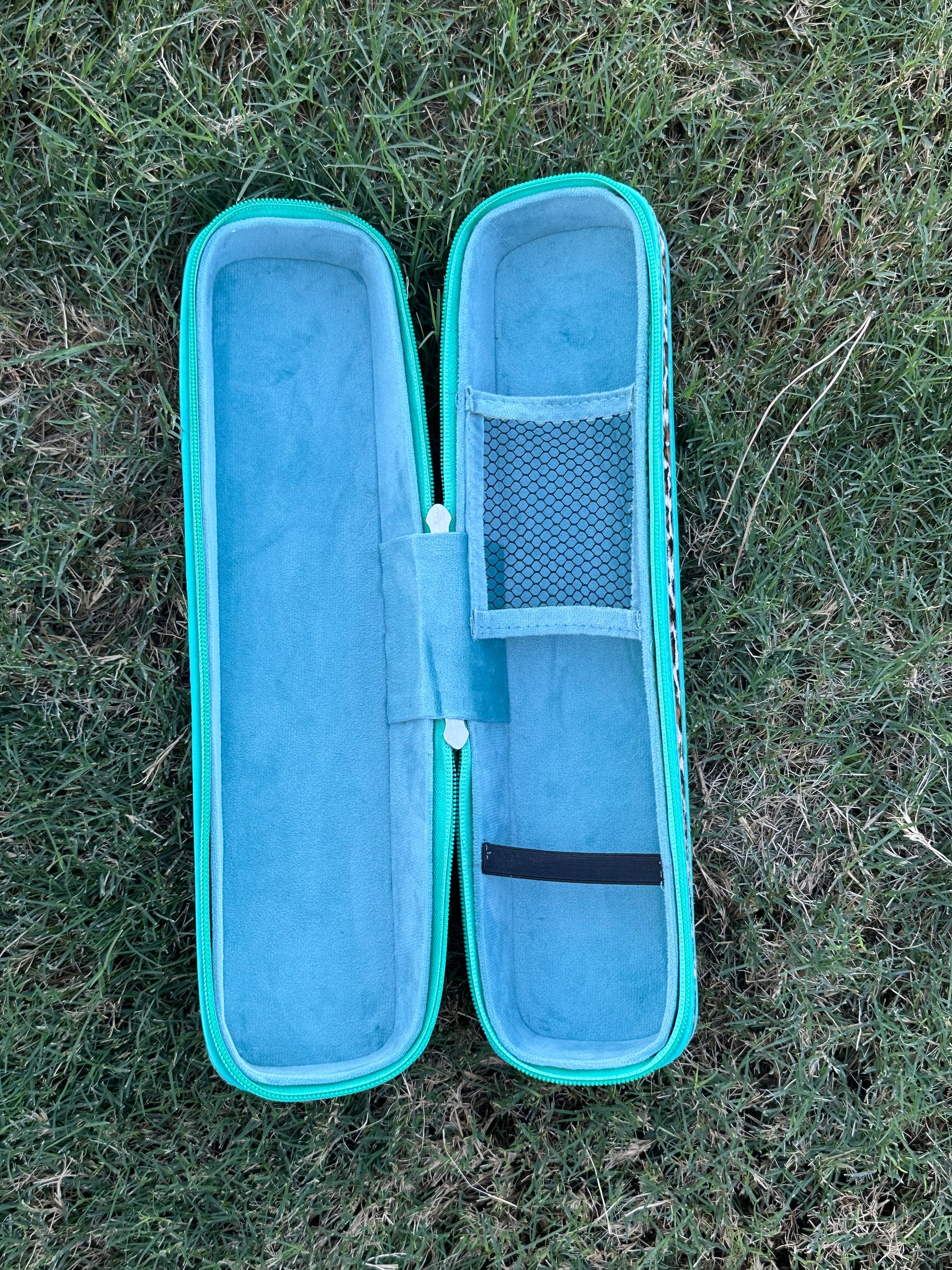 Leather Cowhide Hot Hair Tools Box