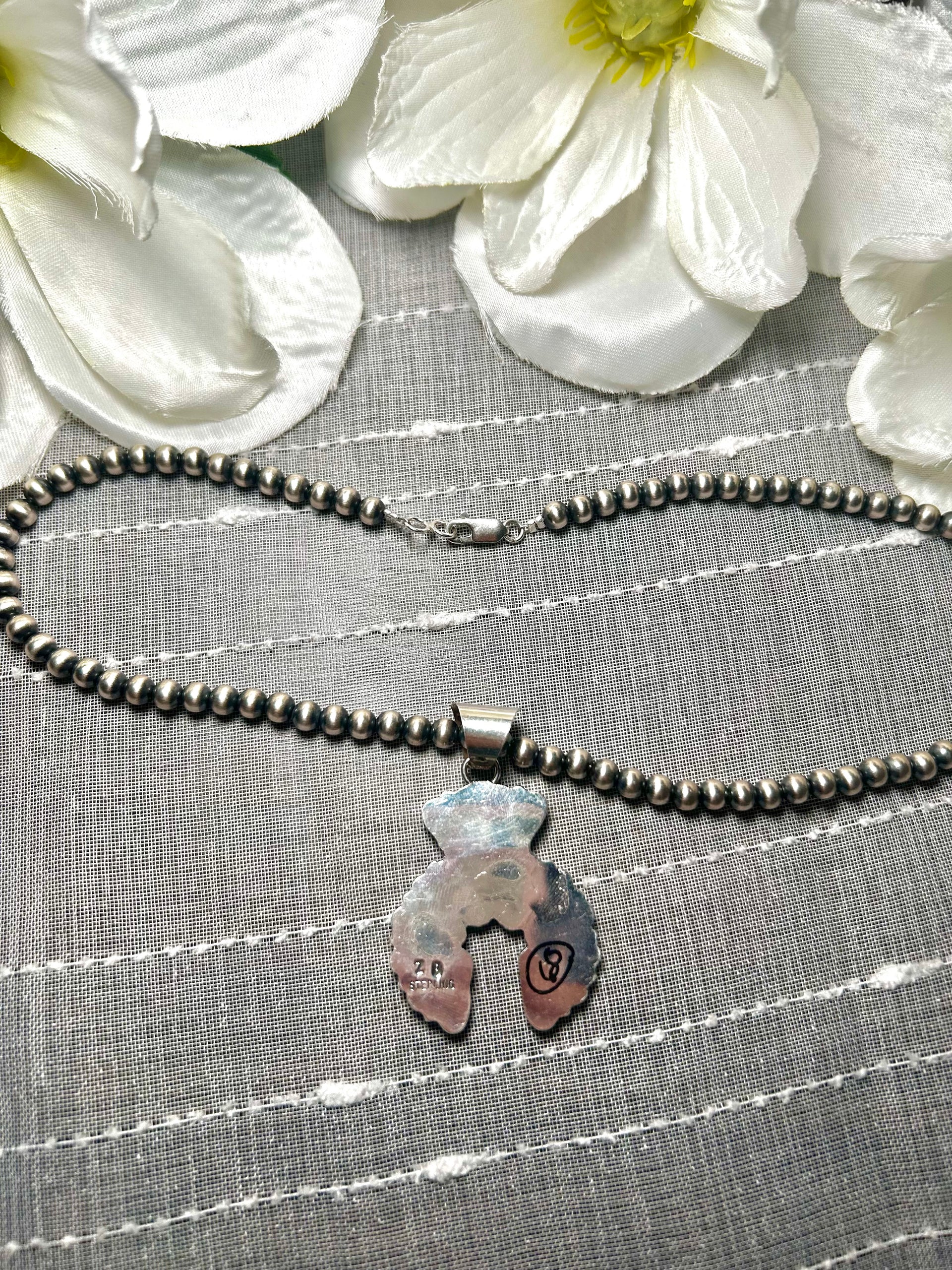 Zeita Beggy Kingman Turquoise & Sterling Silver Necklace