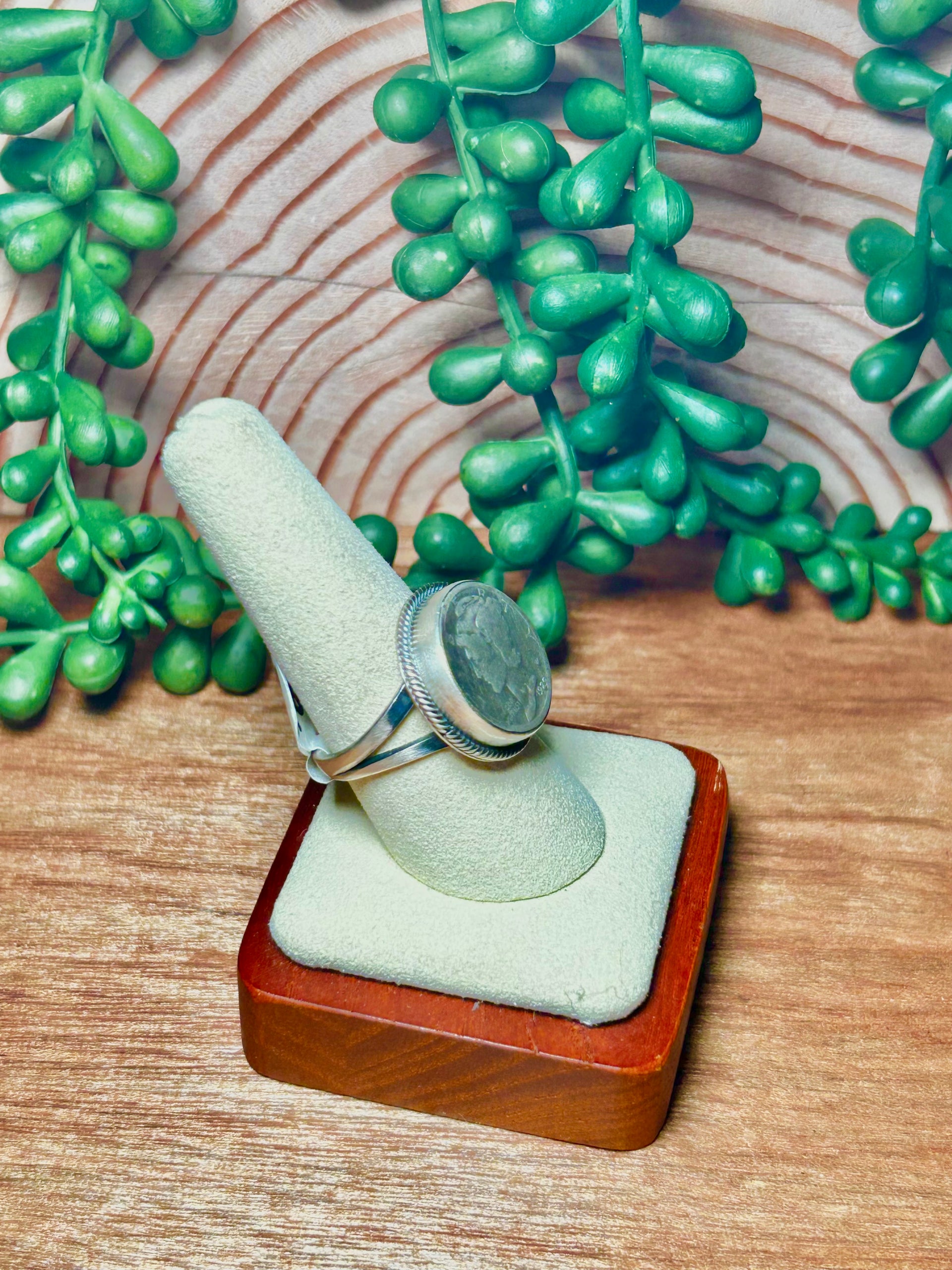 Scott Skeets Made Sterling Silver Ring Size 9