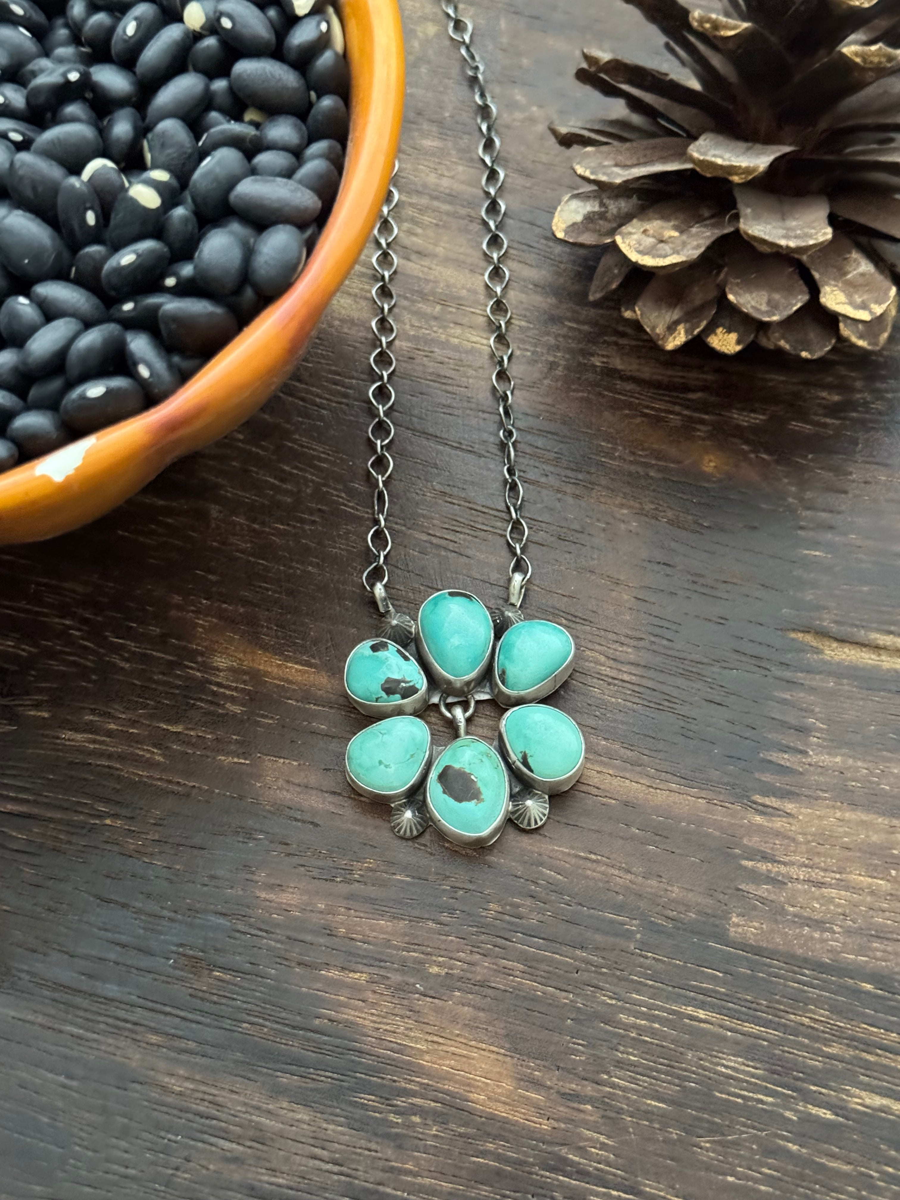 Timothy Yazzie Royston Turquoise & Sterling Silver Necklace