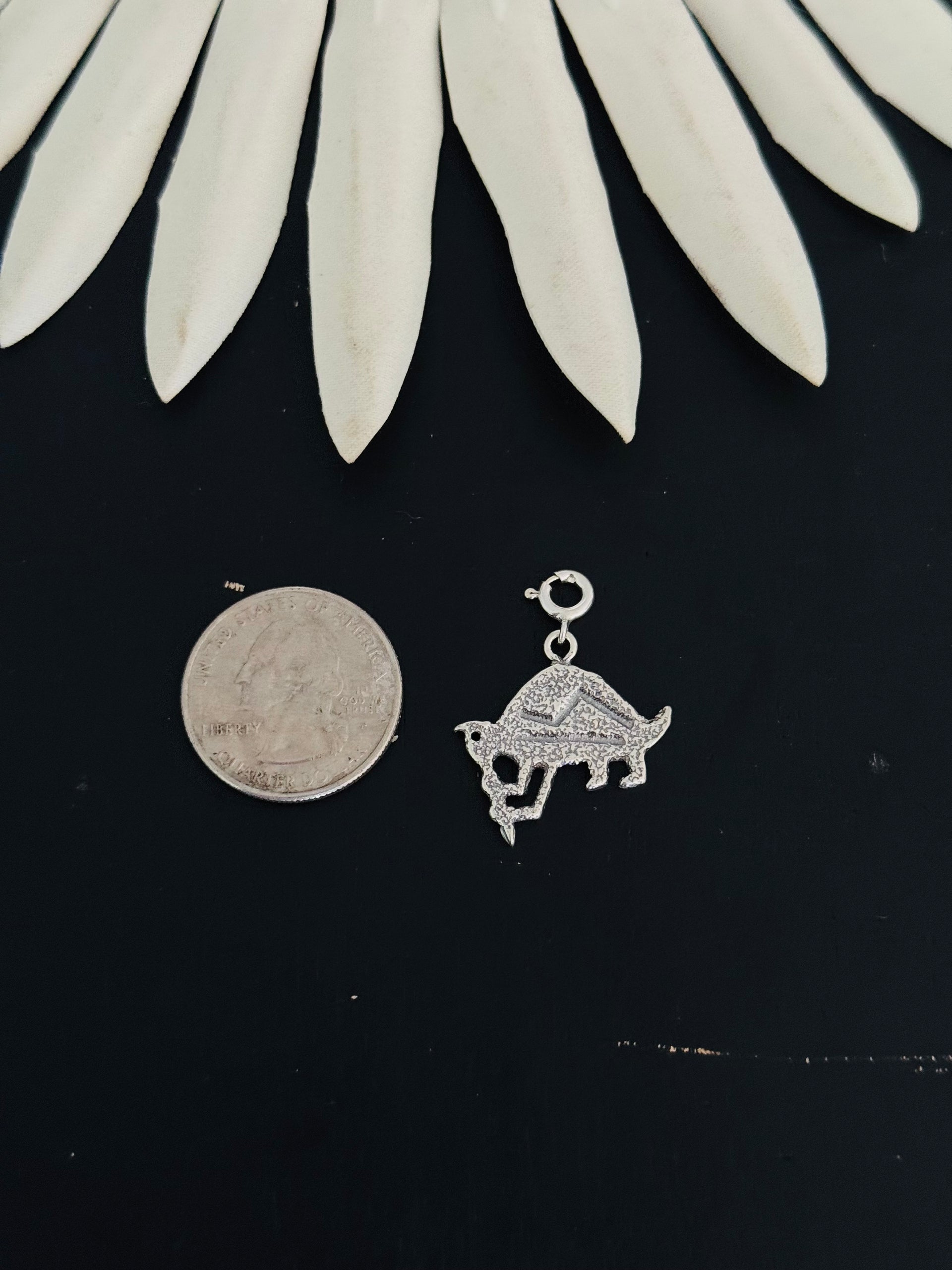 Navajo Made Sterling Silver Cast Charms