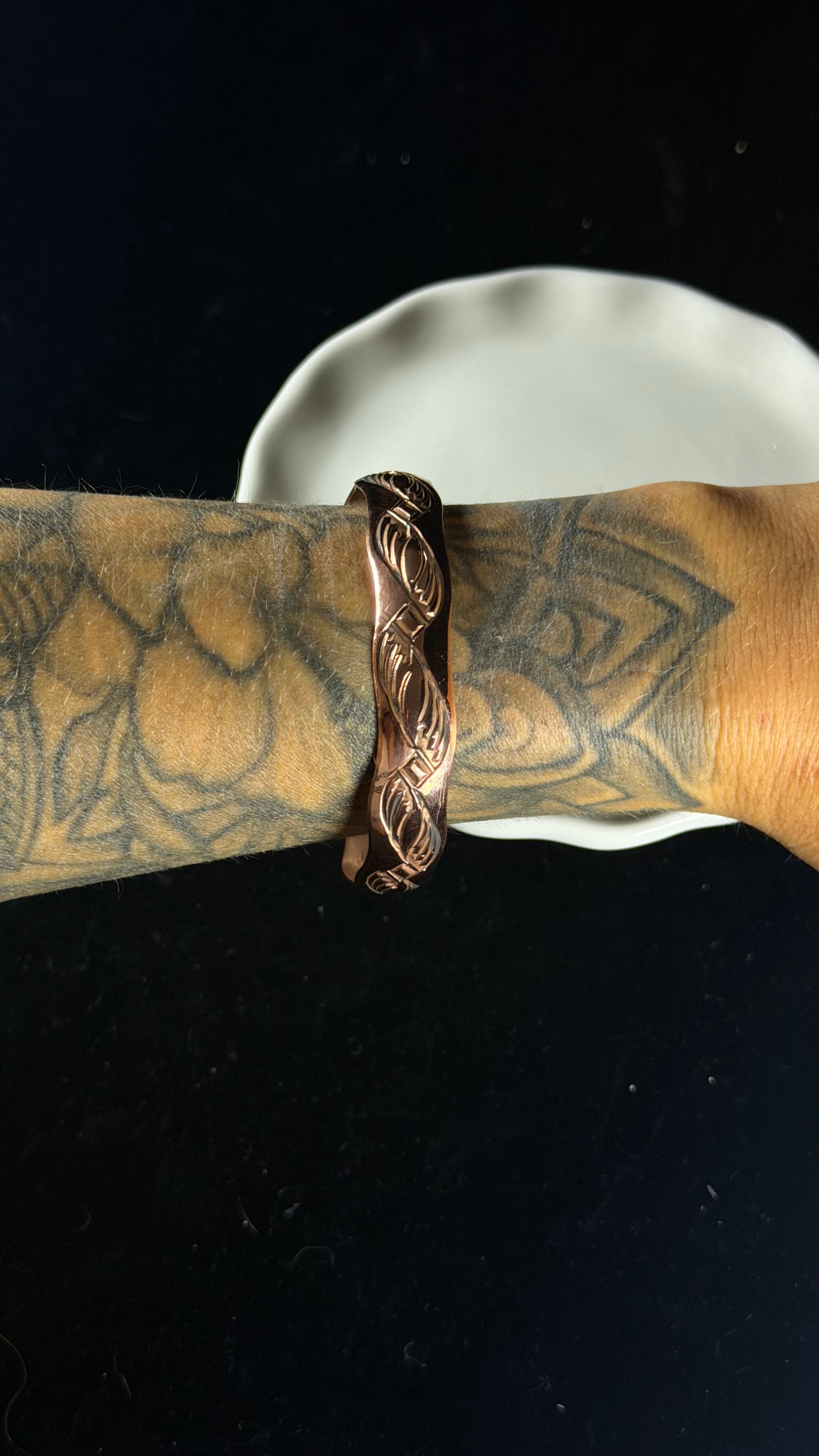 Navajo Made Copper Cuff Bracelet
