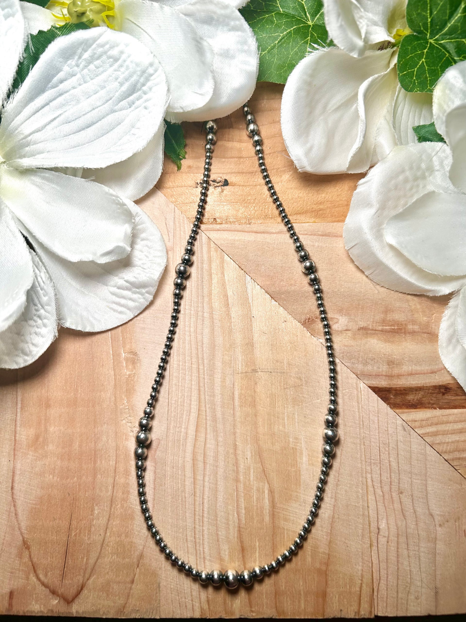 Navajo Made Sterling Silver Necklace