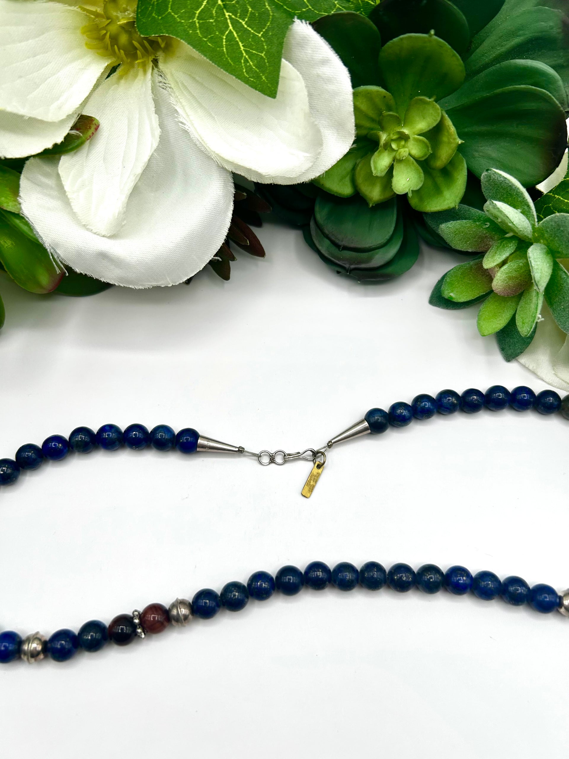 T & R Singer Multi Stone Necklace