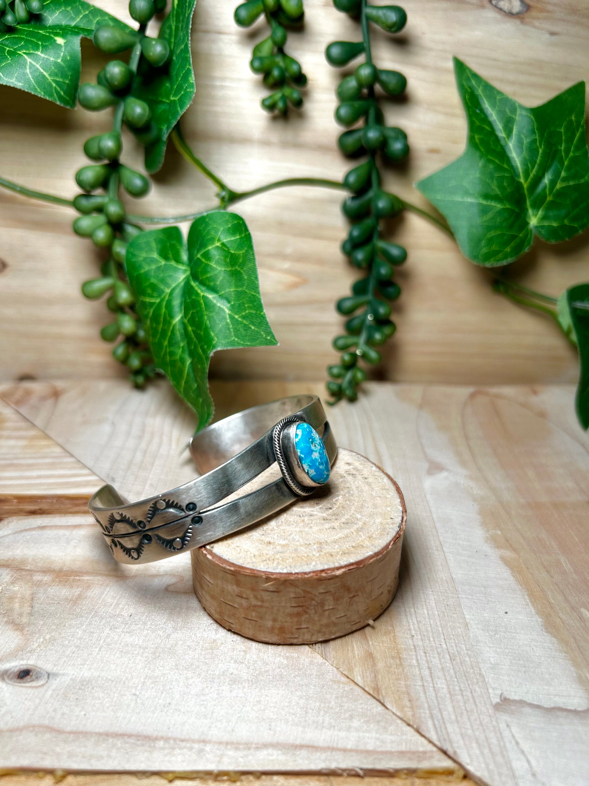 Randy Boyd Royston Turquoise & Sterling Silver Cuff Bracelet