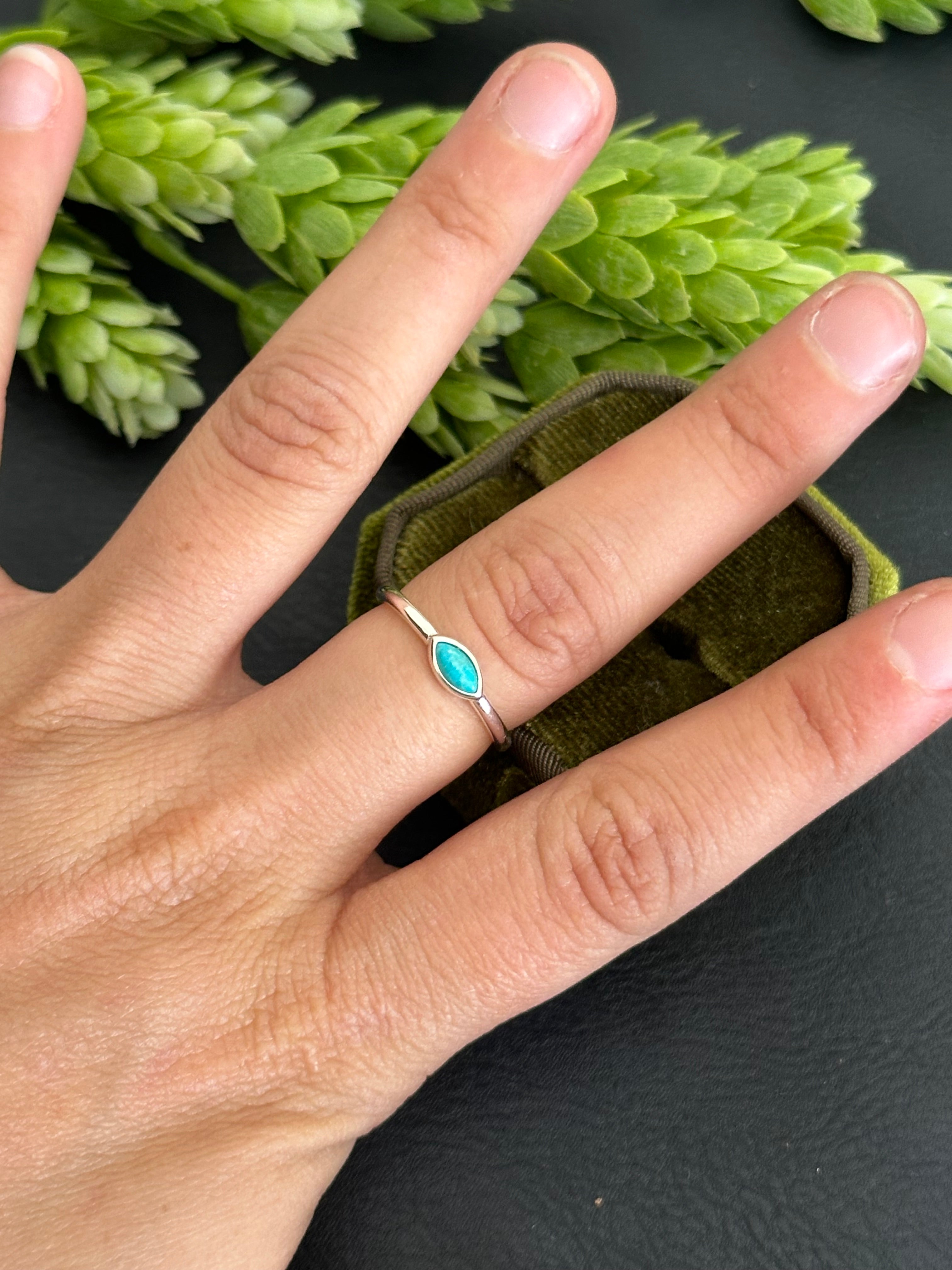 Southwest Handmade Turquoise & Sterling Silver Ring