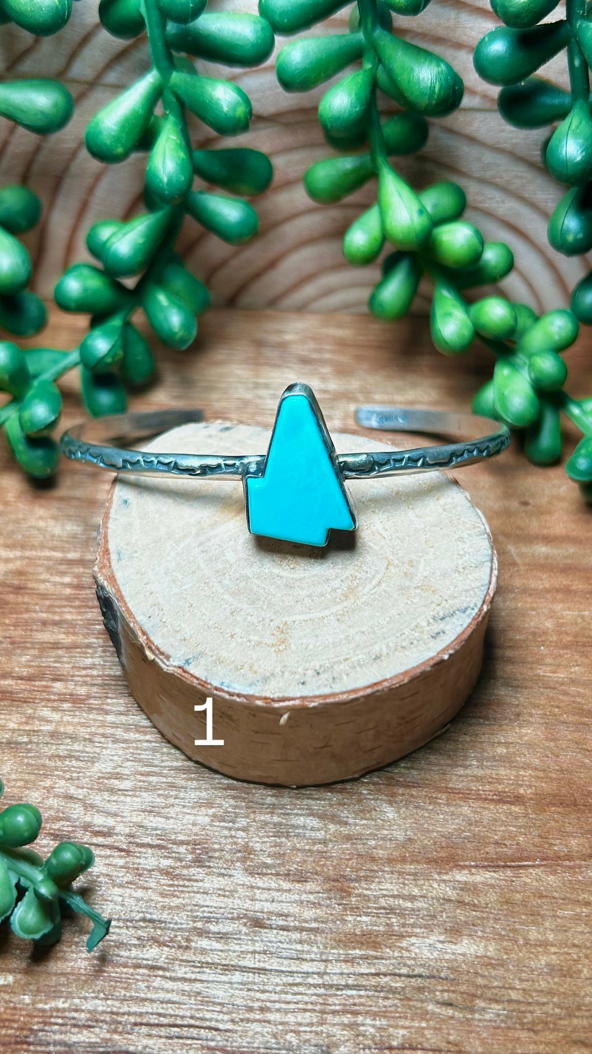 Donovan Skeets Kingman Turquoise& Sterling Silver Cuff Bracelet