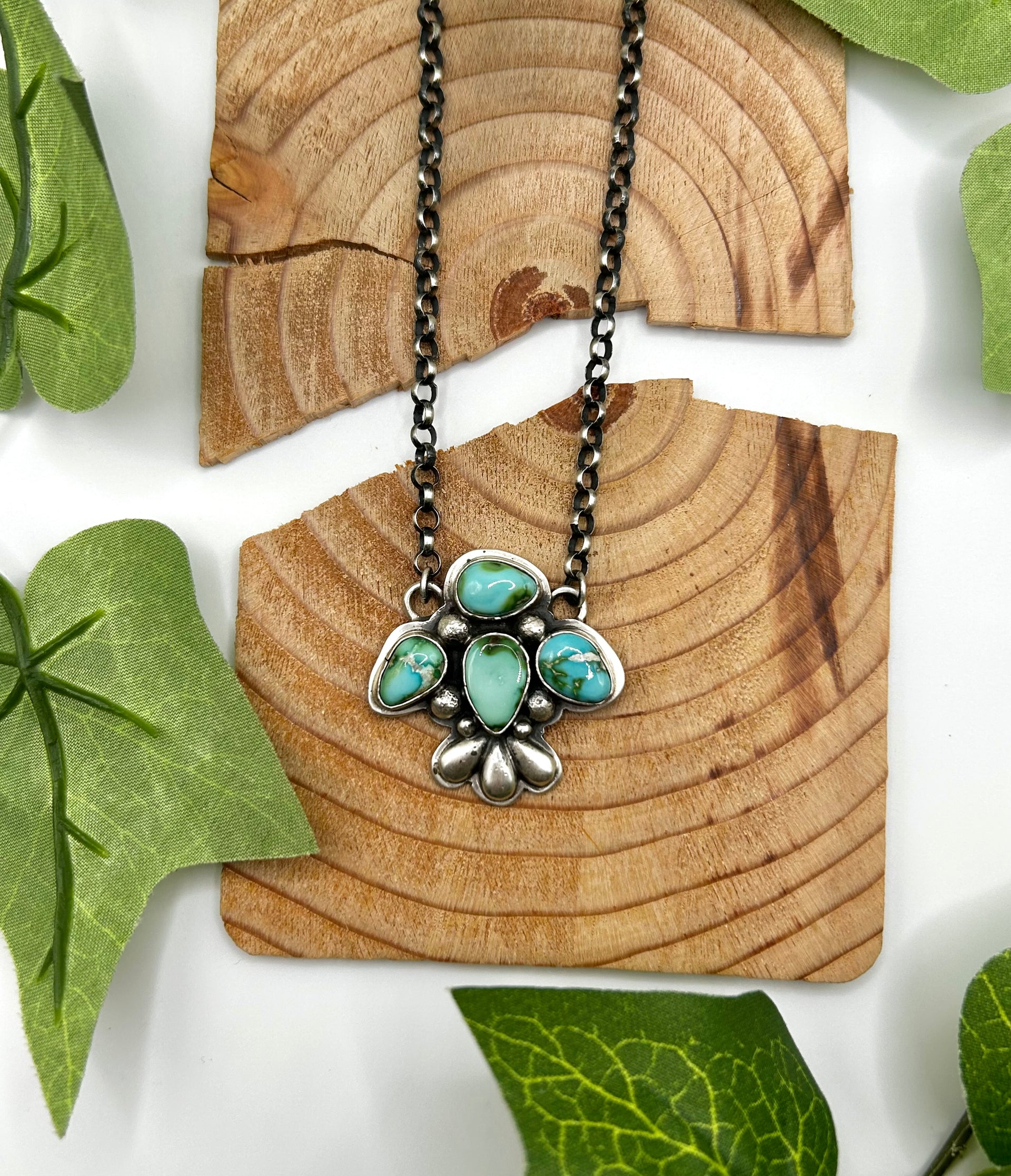 Russell Jam Sonoran Mountain Turquoise & Sterling Silver Necklace