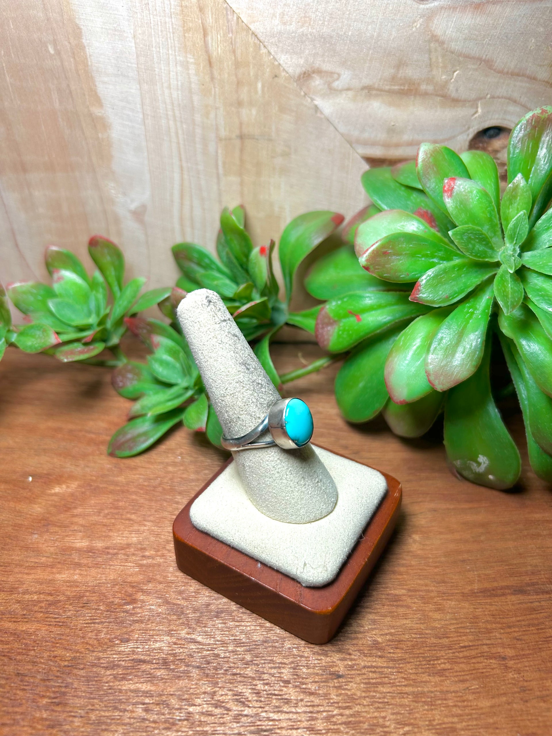 Scott Skeets Sonoran Gold Turquoise & Sterling Silver Adjustable Ring