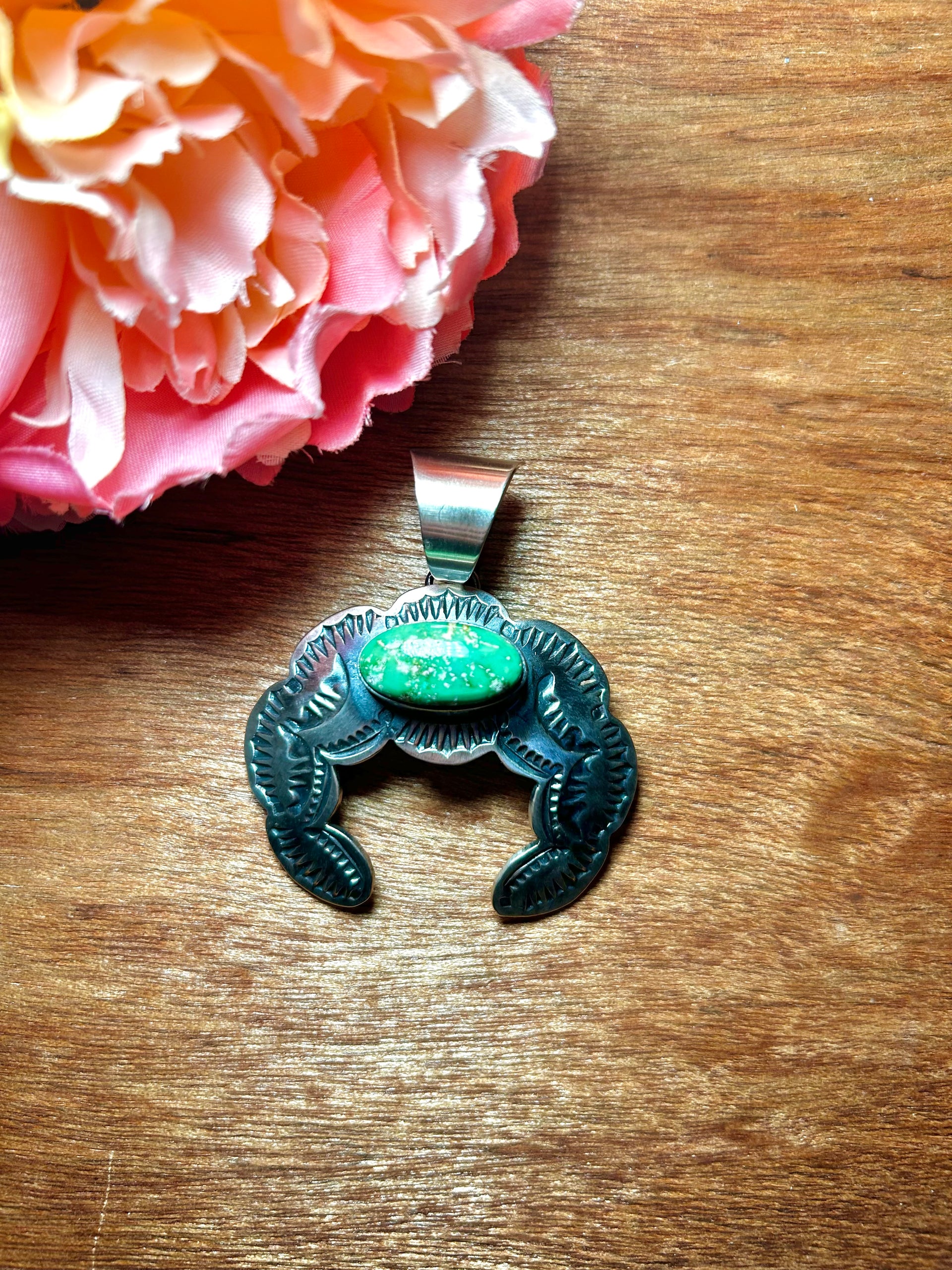 Chimney Butte Sonoran Gold & Sterling Silver Pendant