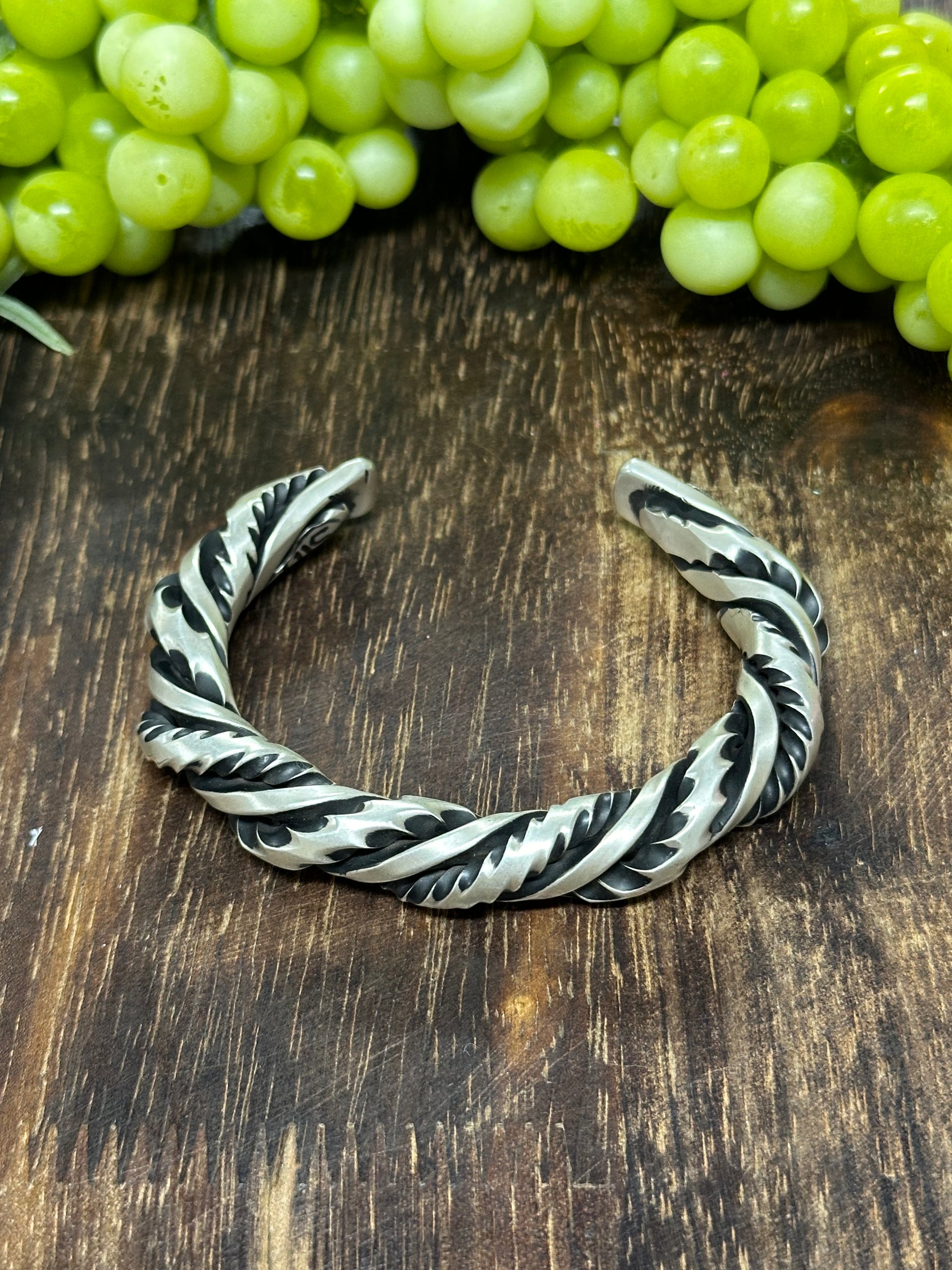 Leander Tahe Sterling Silver Cuff Bracelet