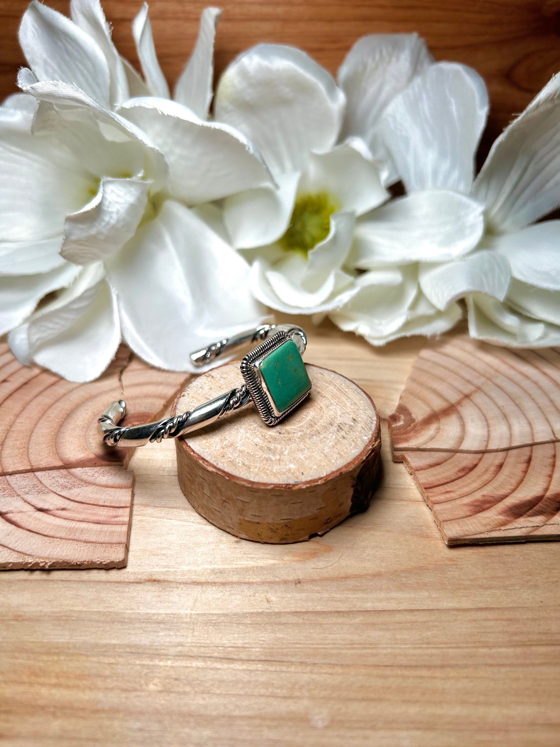 Wydell Billie Kingman Turquoise & Sterling Silver Cuff Bracelet