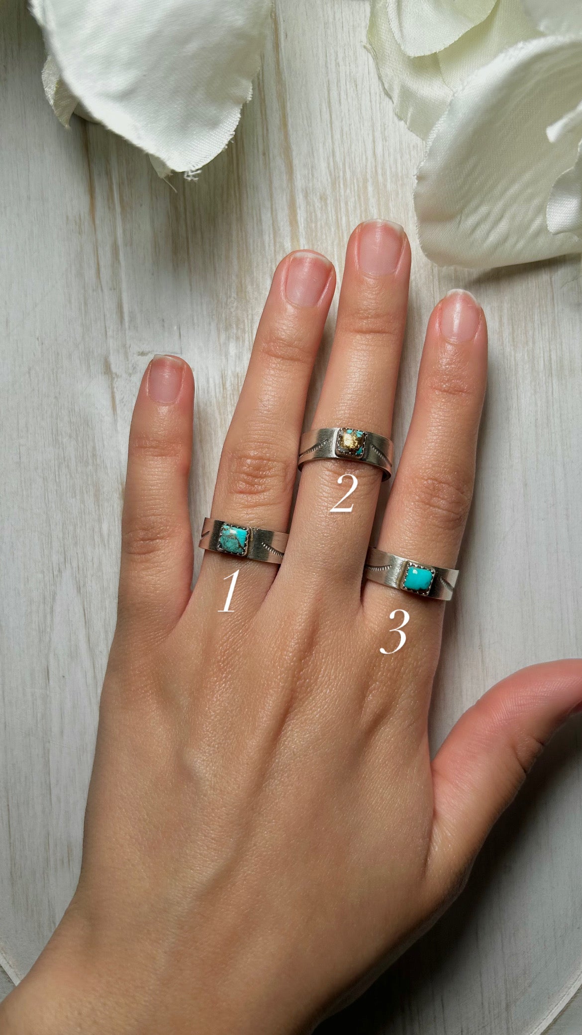 Navajo Made Mohave Turquoise & Sterling Silver Ring