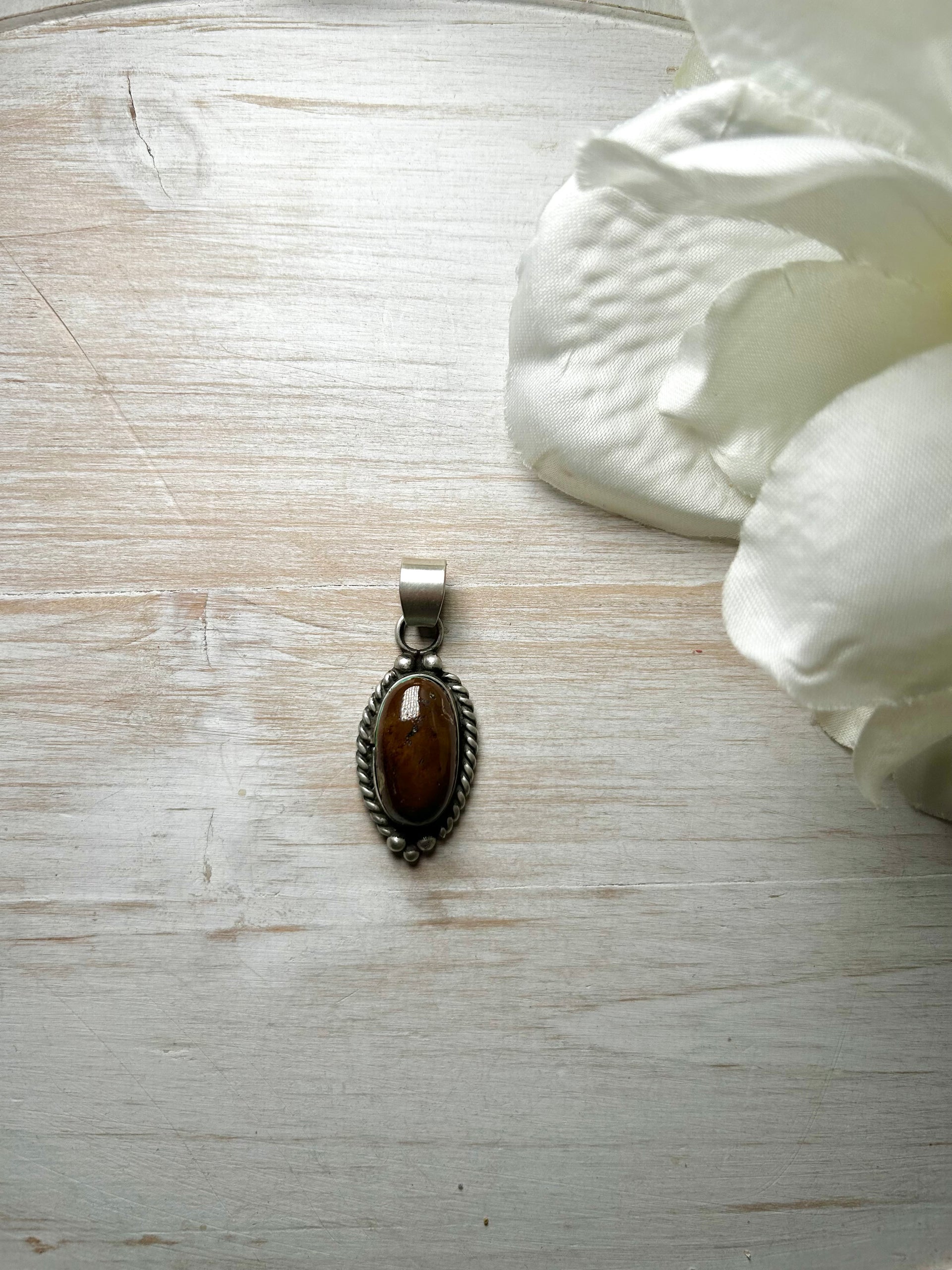 Zachariah David Evans Turquoise & Sterling Silver Pendant