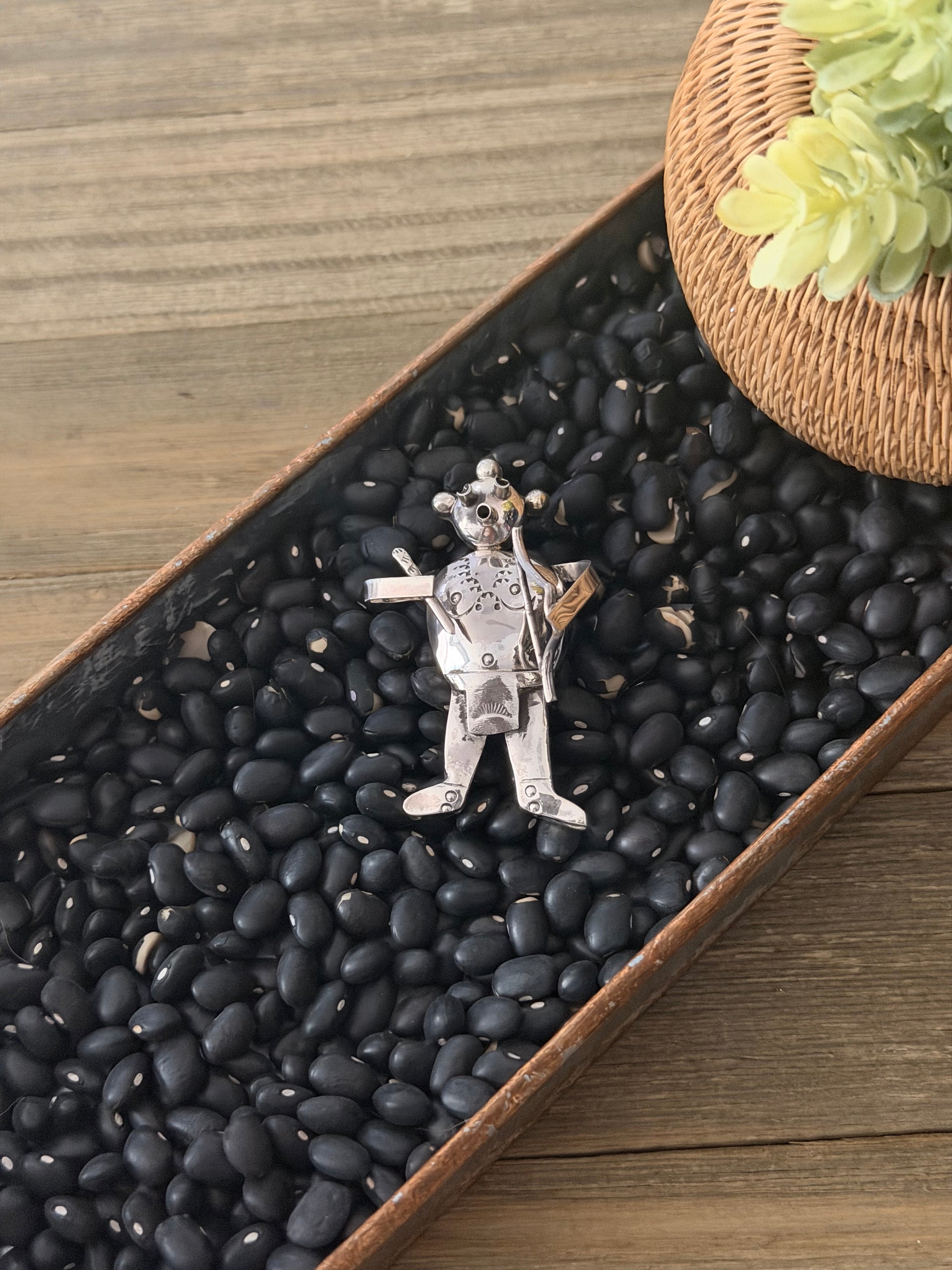 Navajo Handmade Sterling Silver Pin