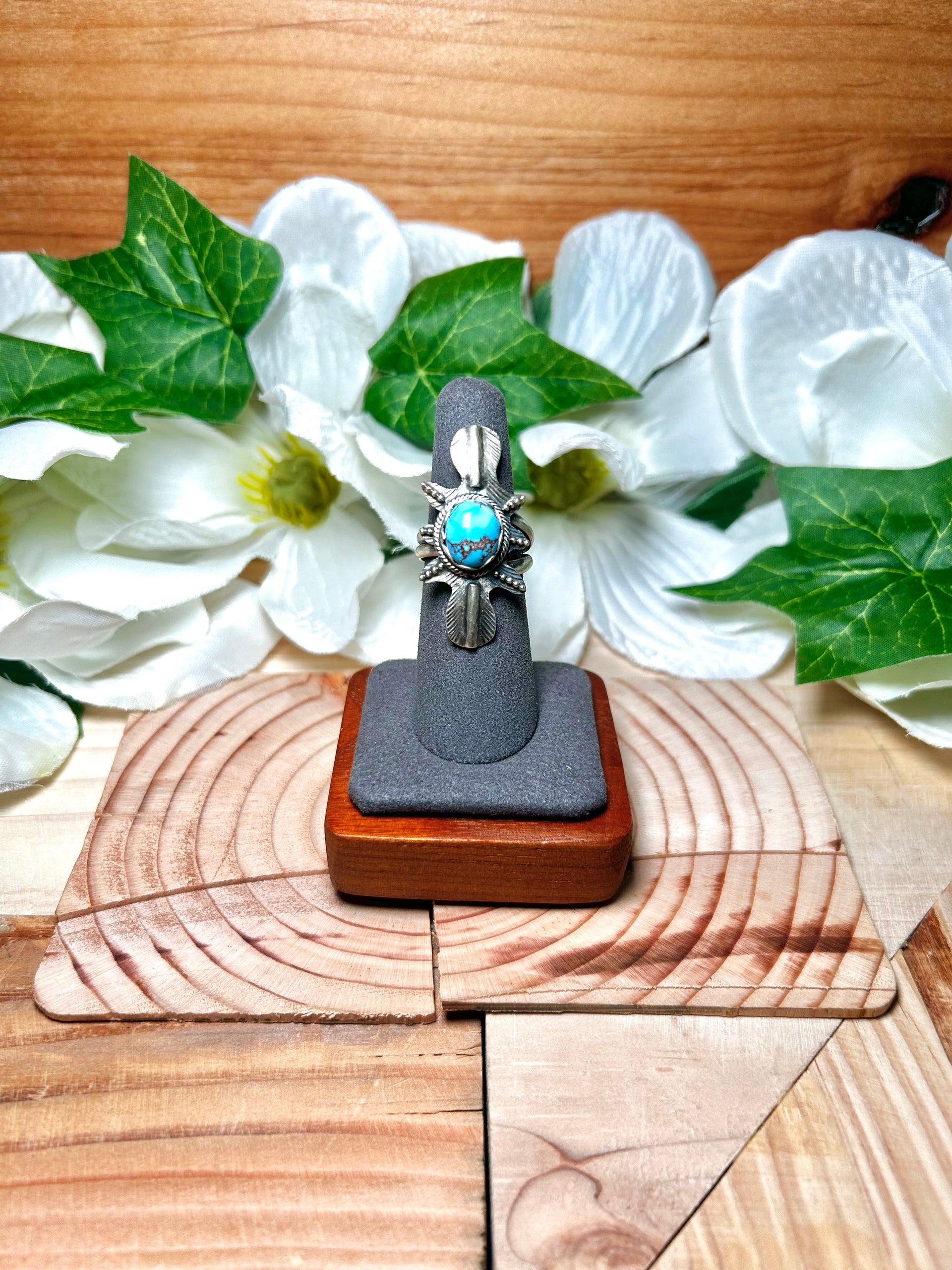 Kobe Martinez Golden Hill Turquoise & Sterling Silver Adjustable Ring