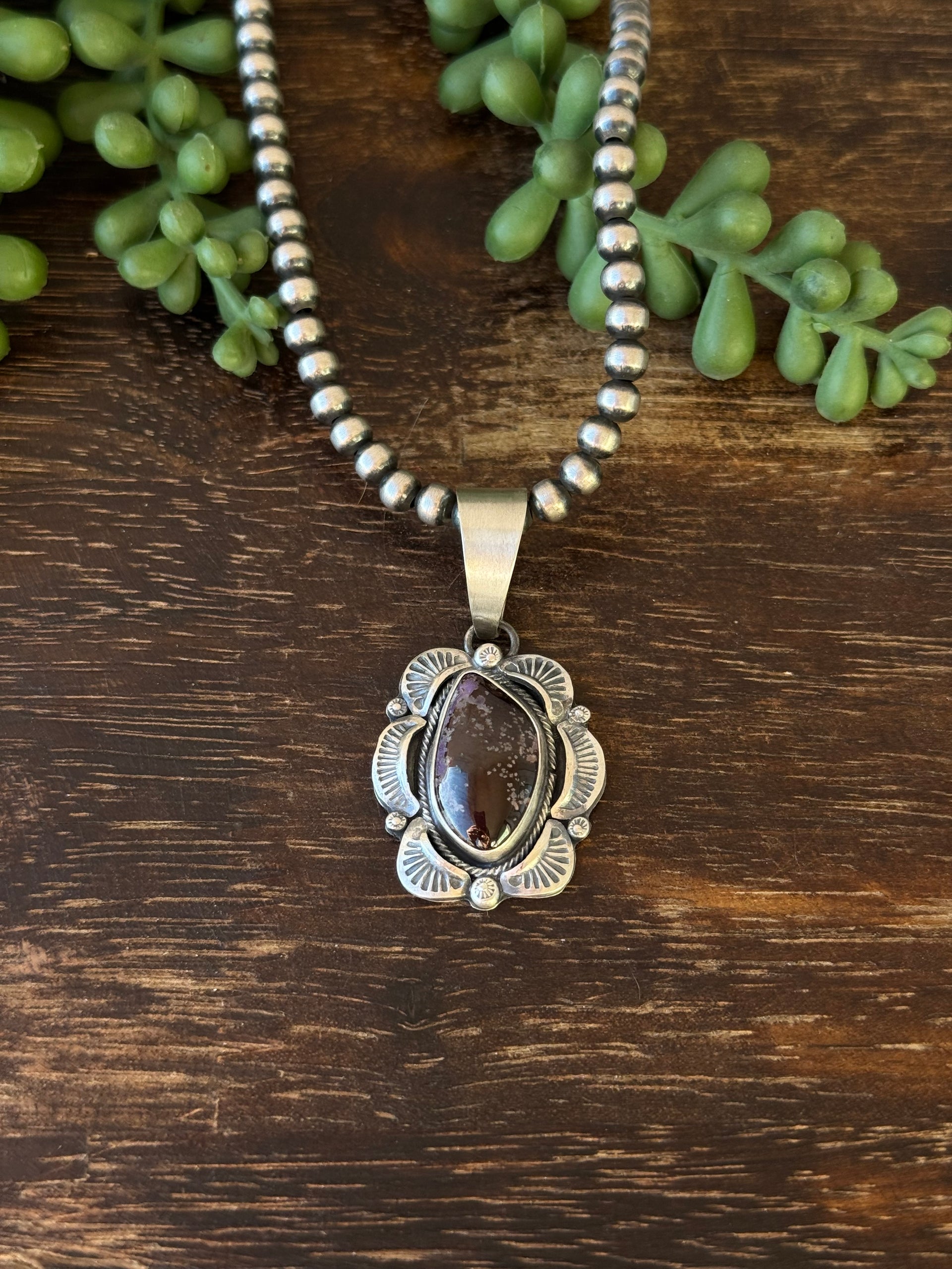 Thomas Francisco Sugilite & Sterling Silver Pendant