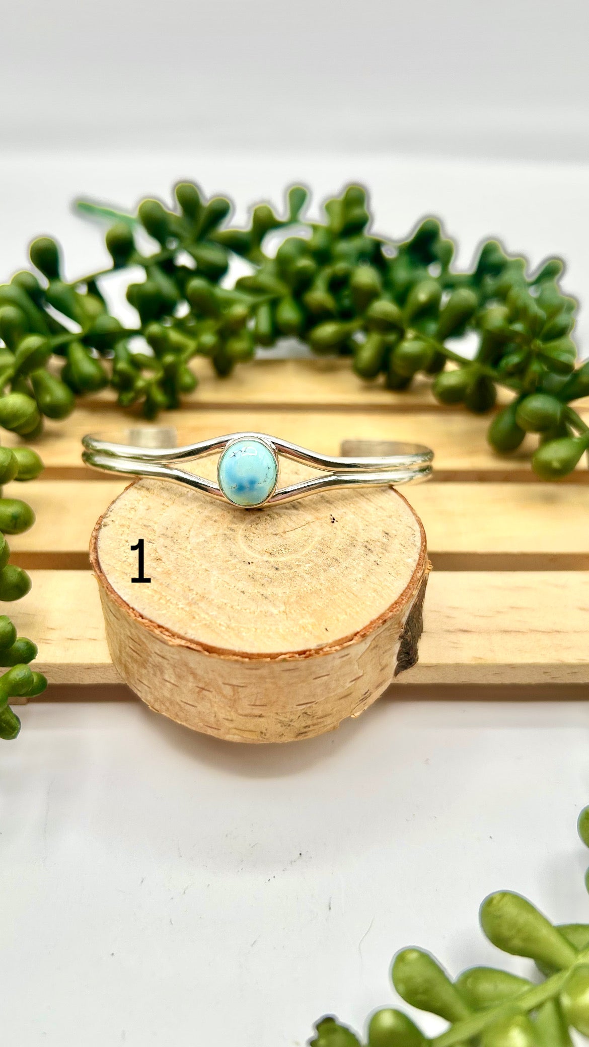 Navajo Made Golden Hill Turquoise & Sterling Silver Cuff Bracelet