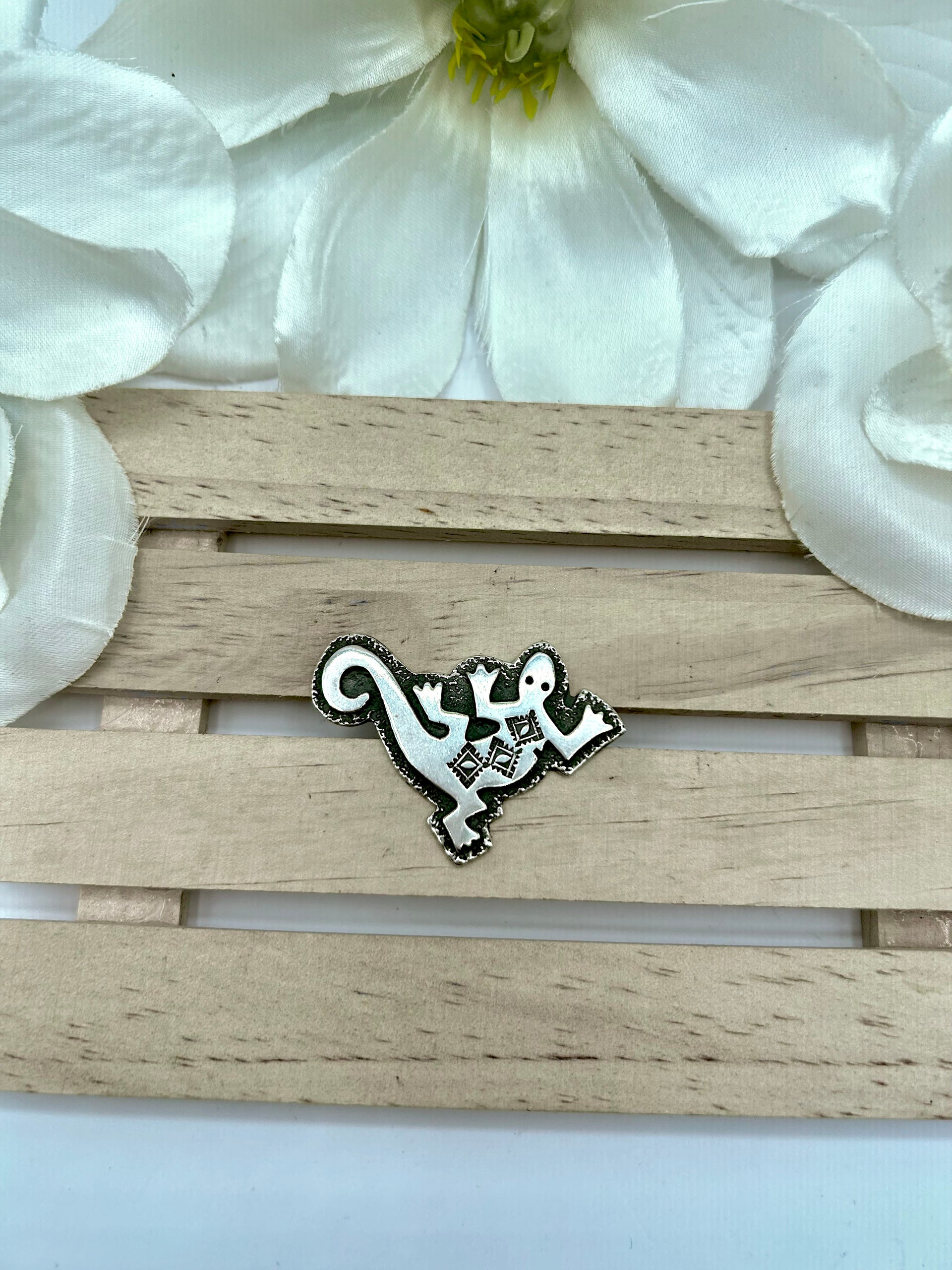 Navajo Made Sterling Silver Pin