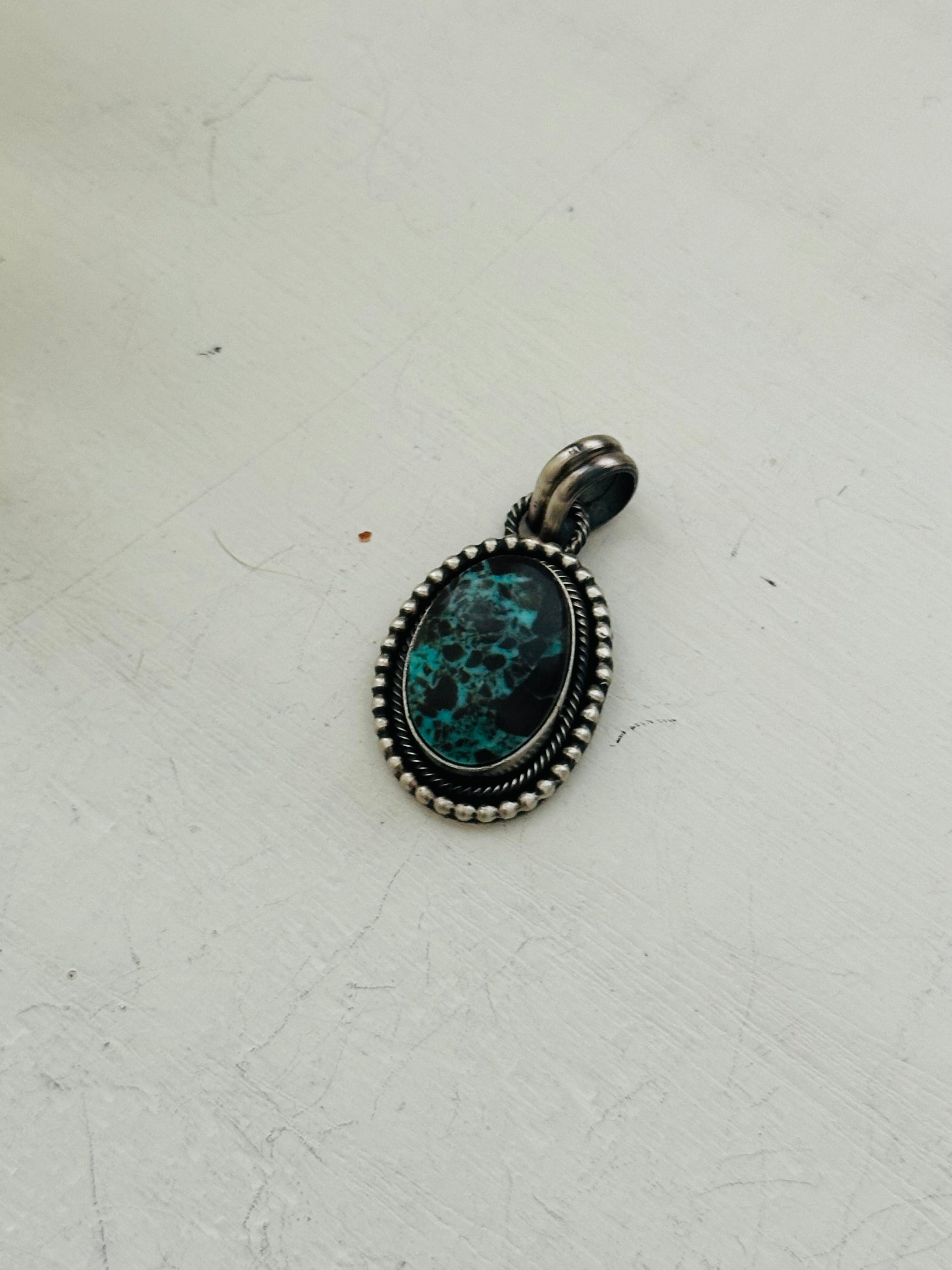 Scott Skeets Royston Turquoise & Sterling Silver Pendants