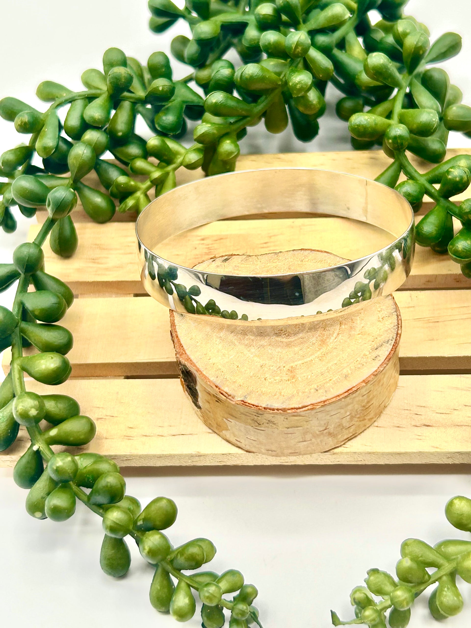 Navajo Made Sterling Silver Bangle Bracelet