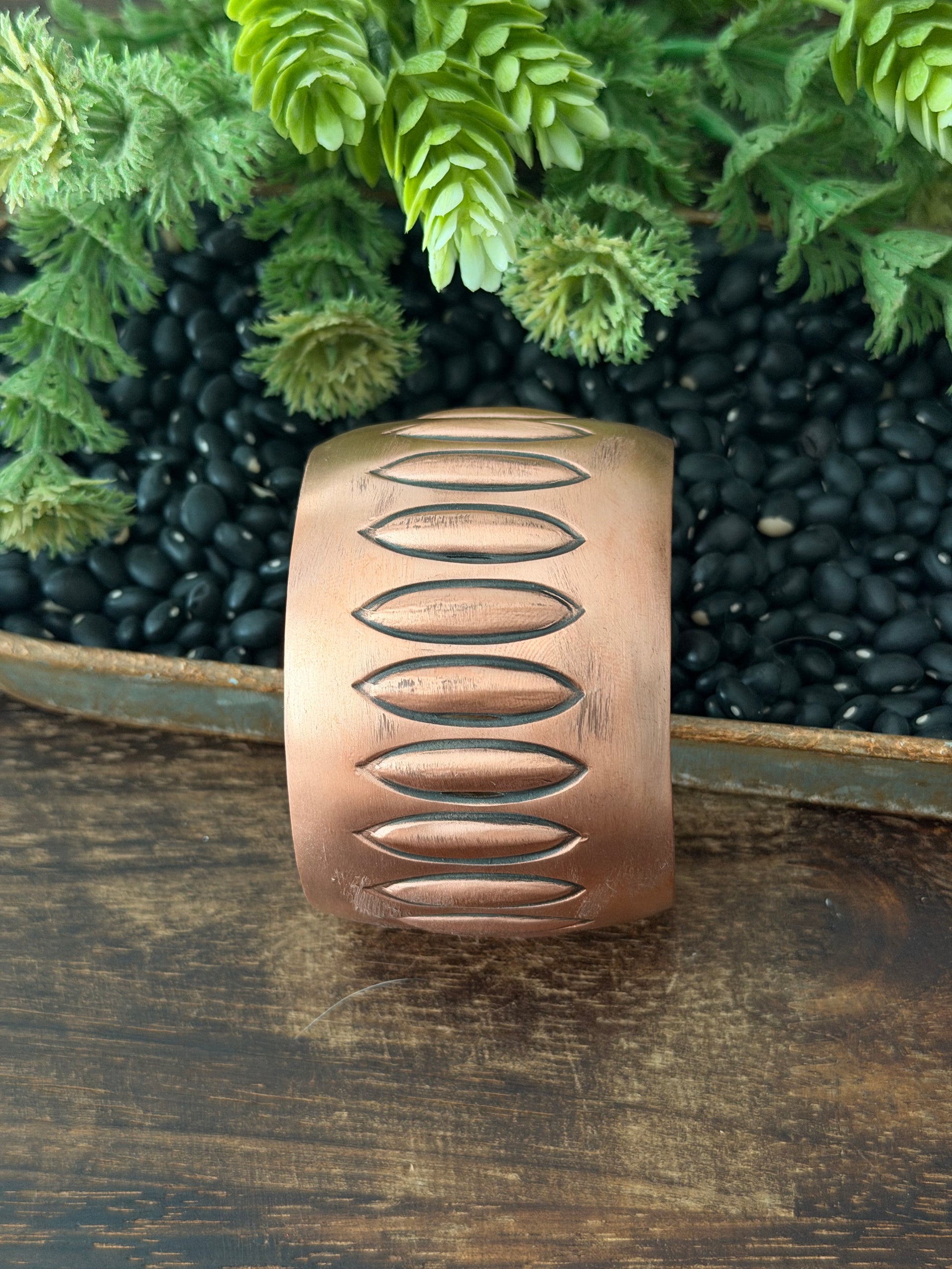 Navajo Made Copper Cuff Bracelet