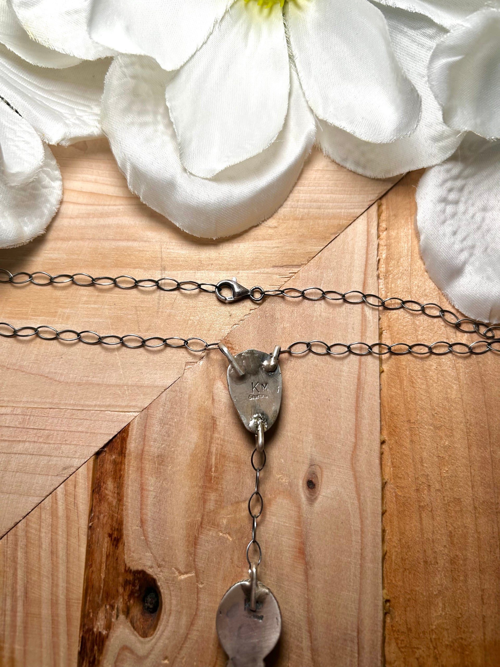 Kobe Martinez Natural Dry Creek  Turquoise & Sterling Silver Necklace