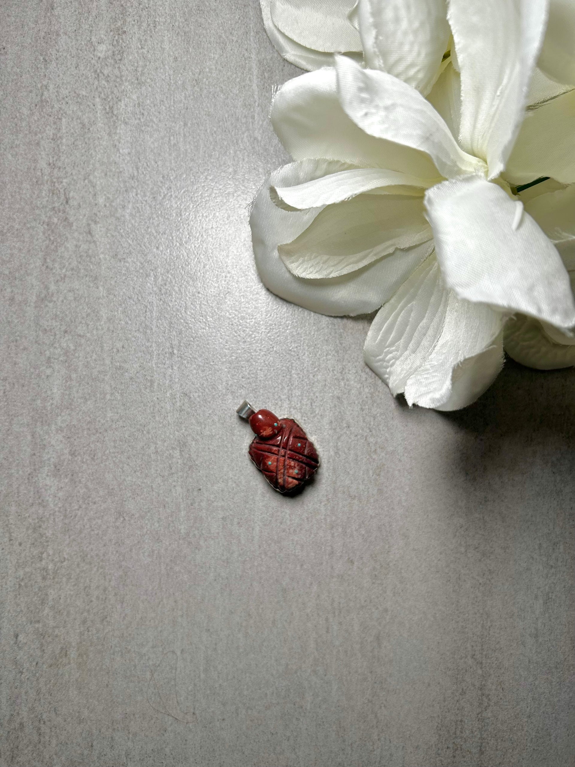 Zuni Made Fetish & Sterling Silver Pendant