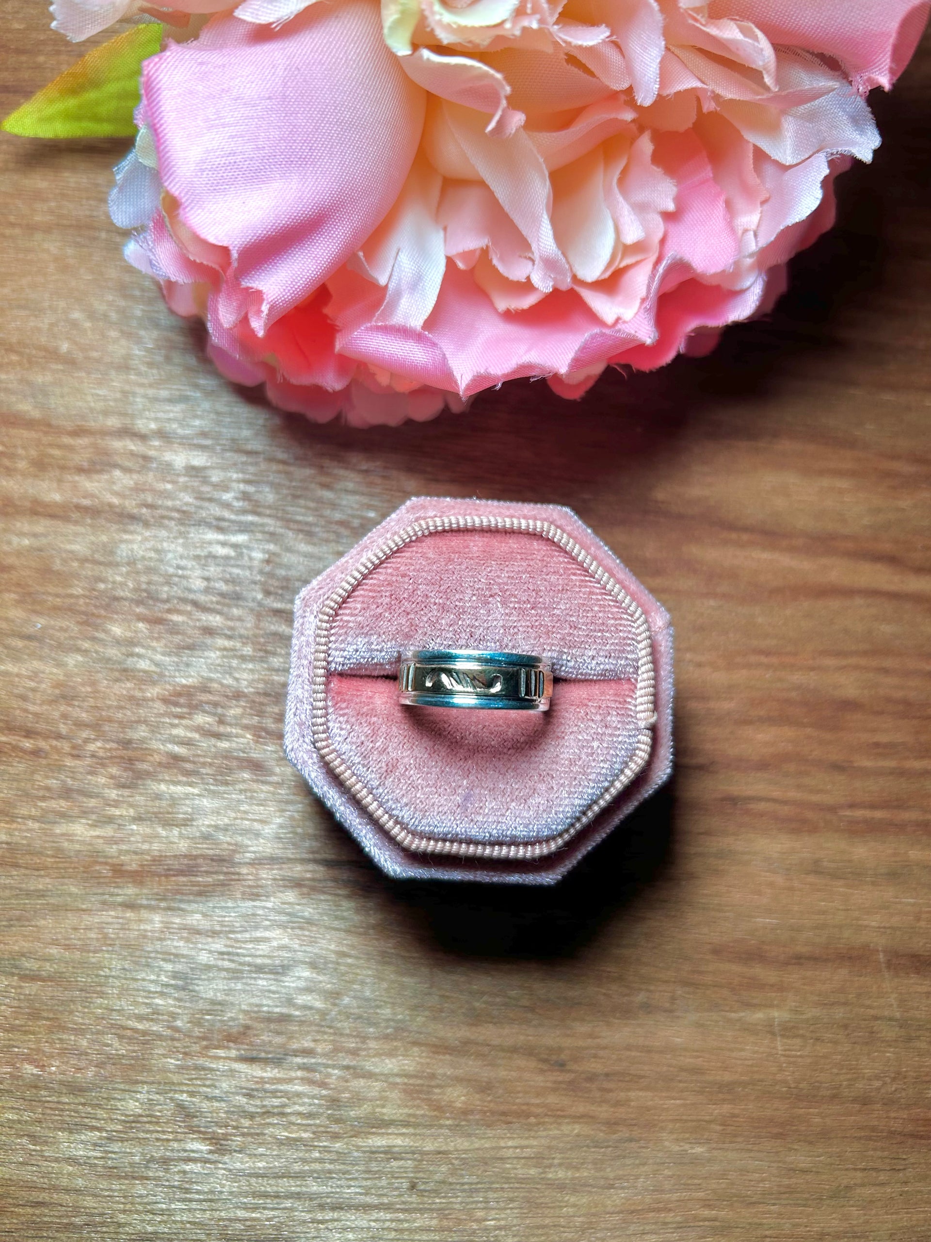 Navajo Made 14k Gold & Sterling Silver Ring Size 8.75