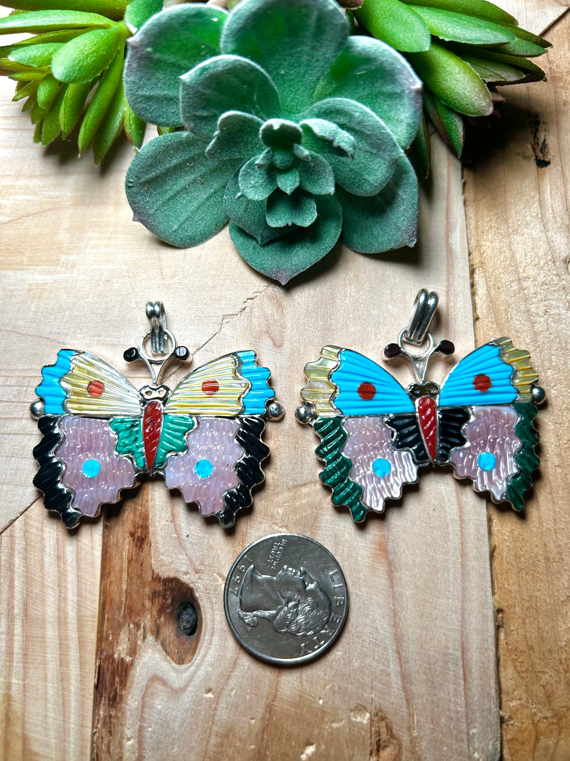 Tamara Pinto Multi Stone & Sterling Silver Pendant