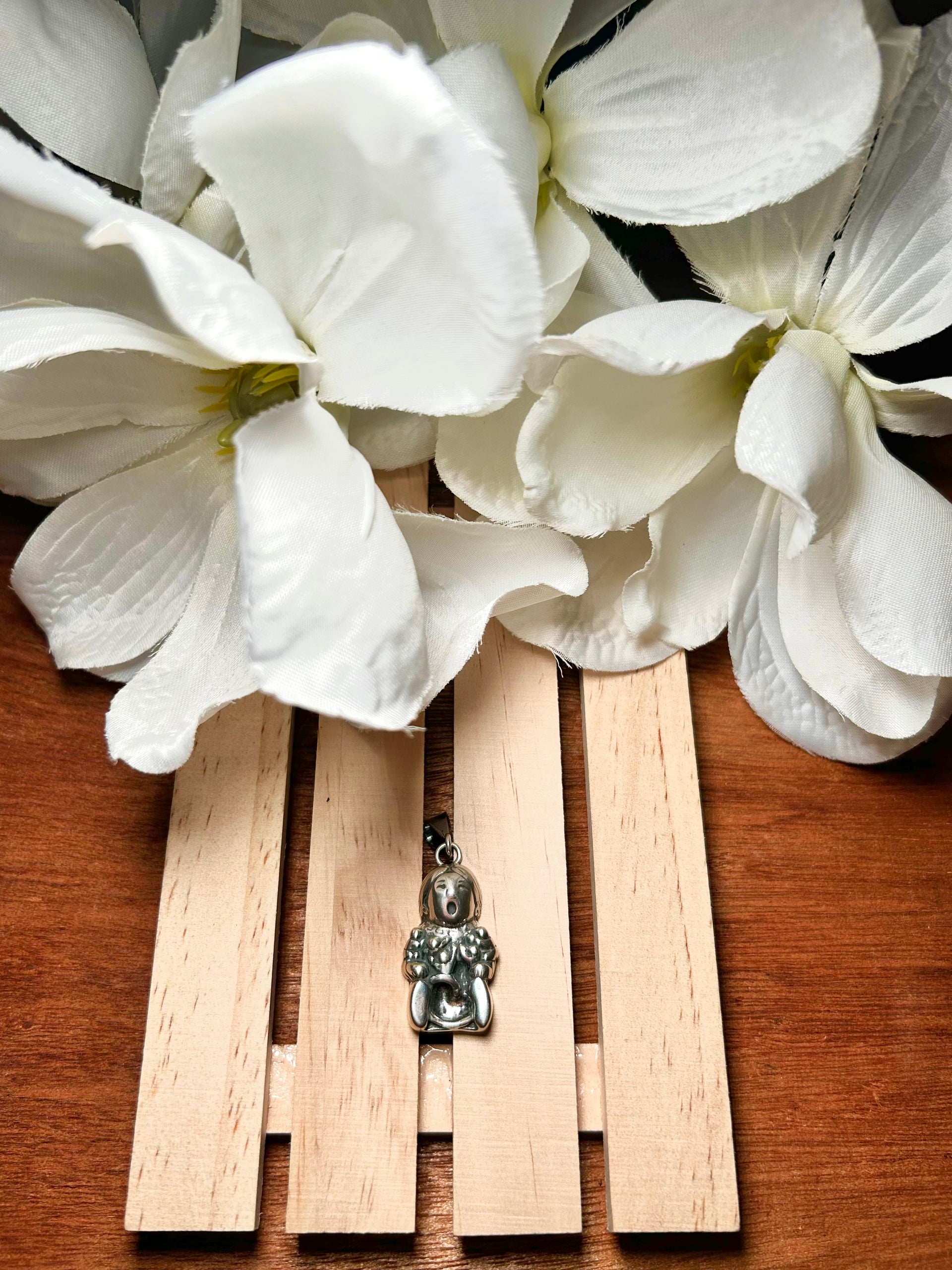 Navajo Made Sterling Silver Cast Pendant