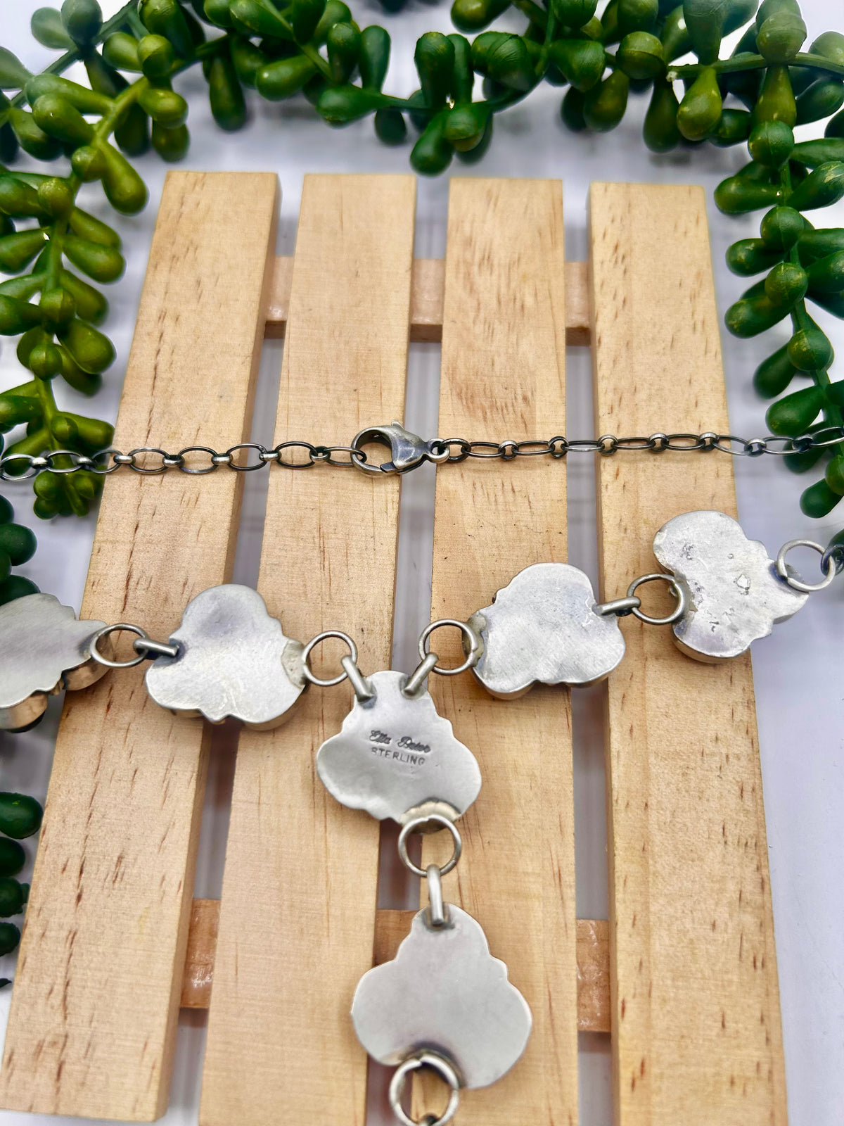 Ella Peters Spiny Oyster & Sterling Silver Necklace