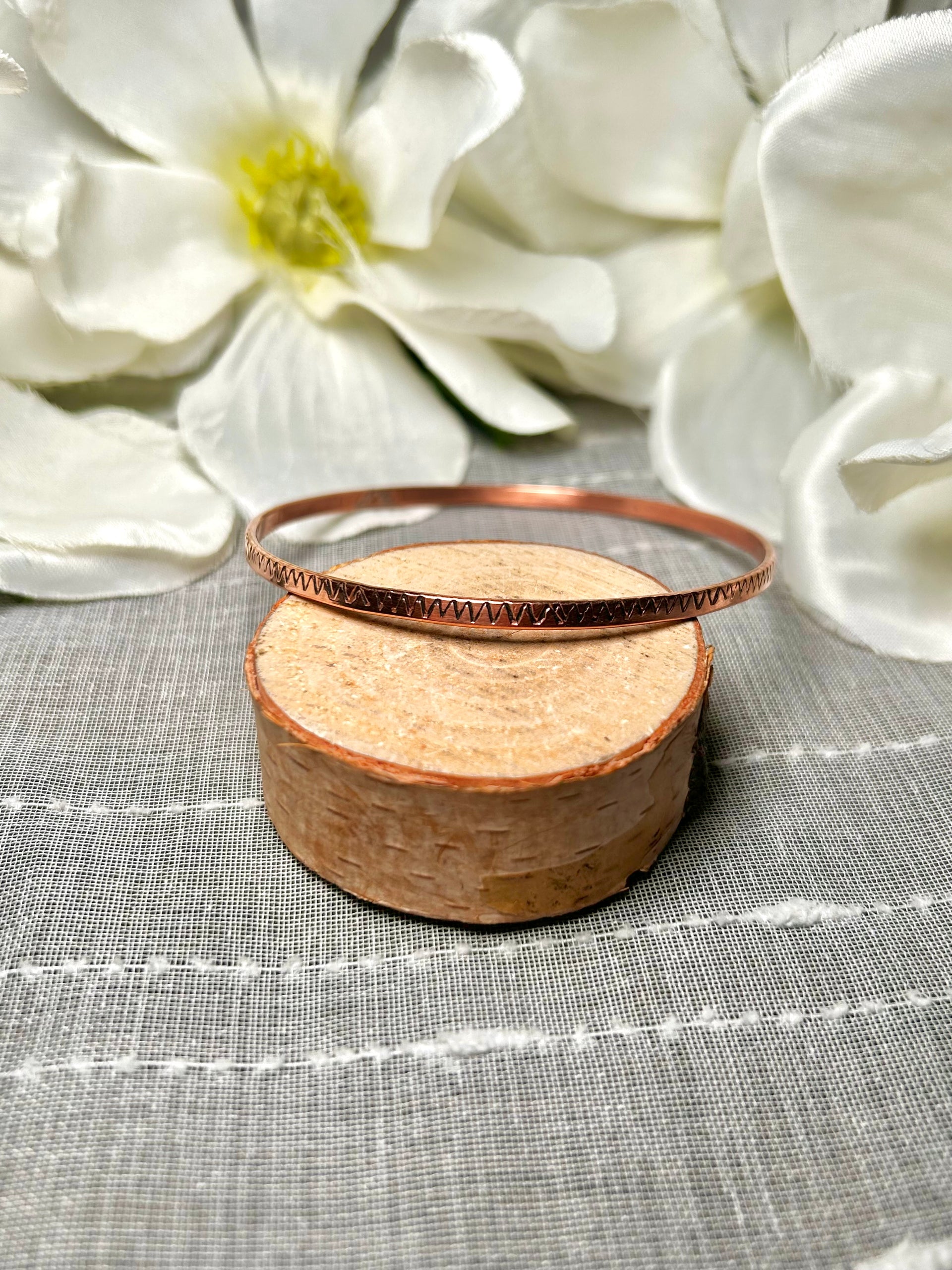 Navajo Made Copper Bangle Bracelet
