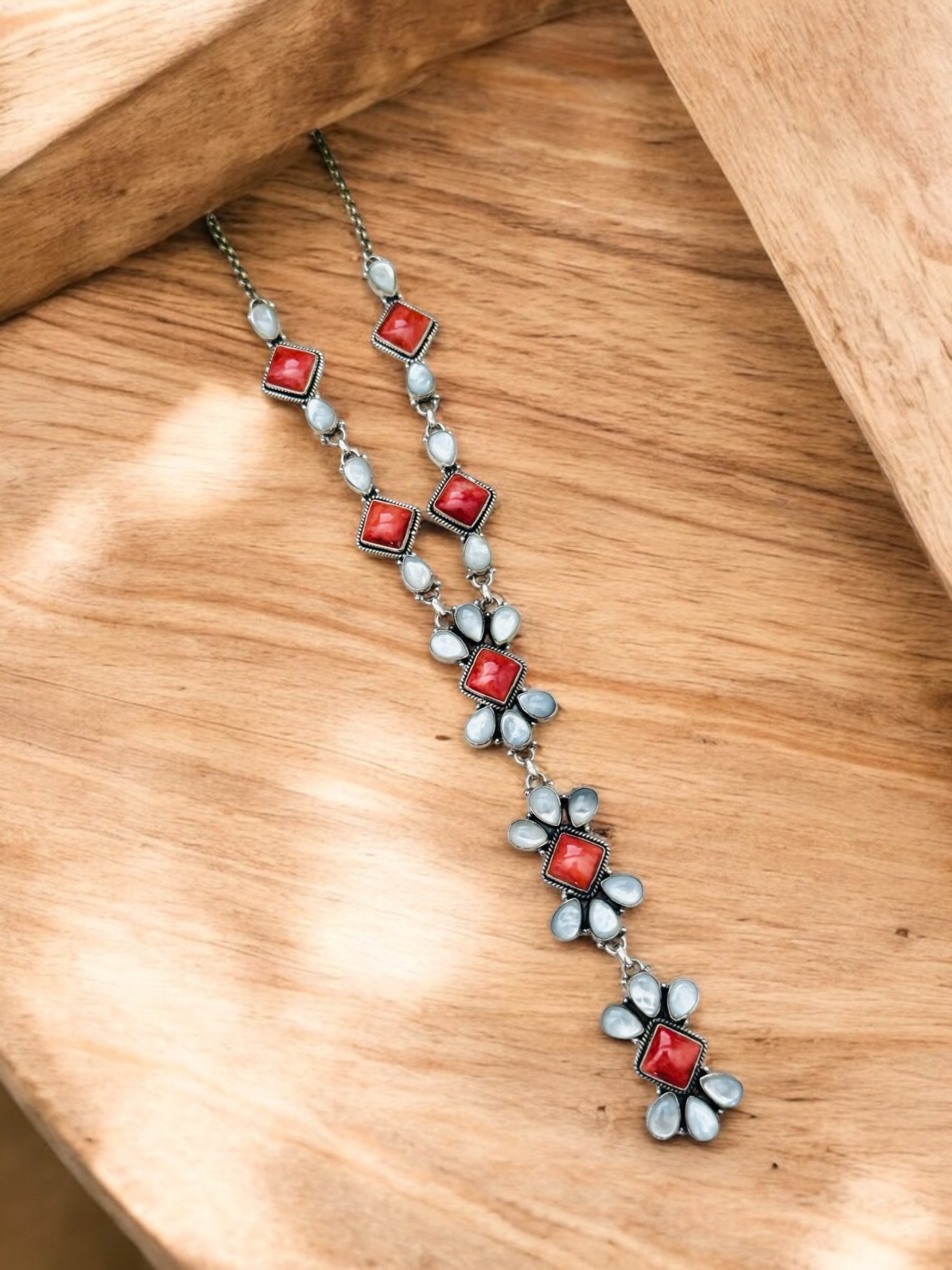 Southwest Made Multi Stone & Sterling Silver Necklace