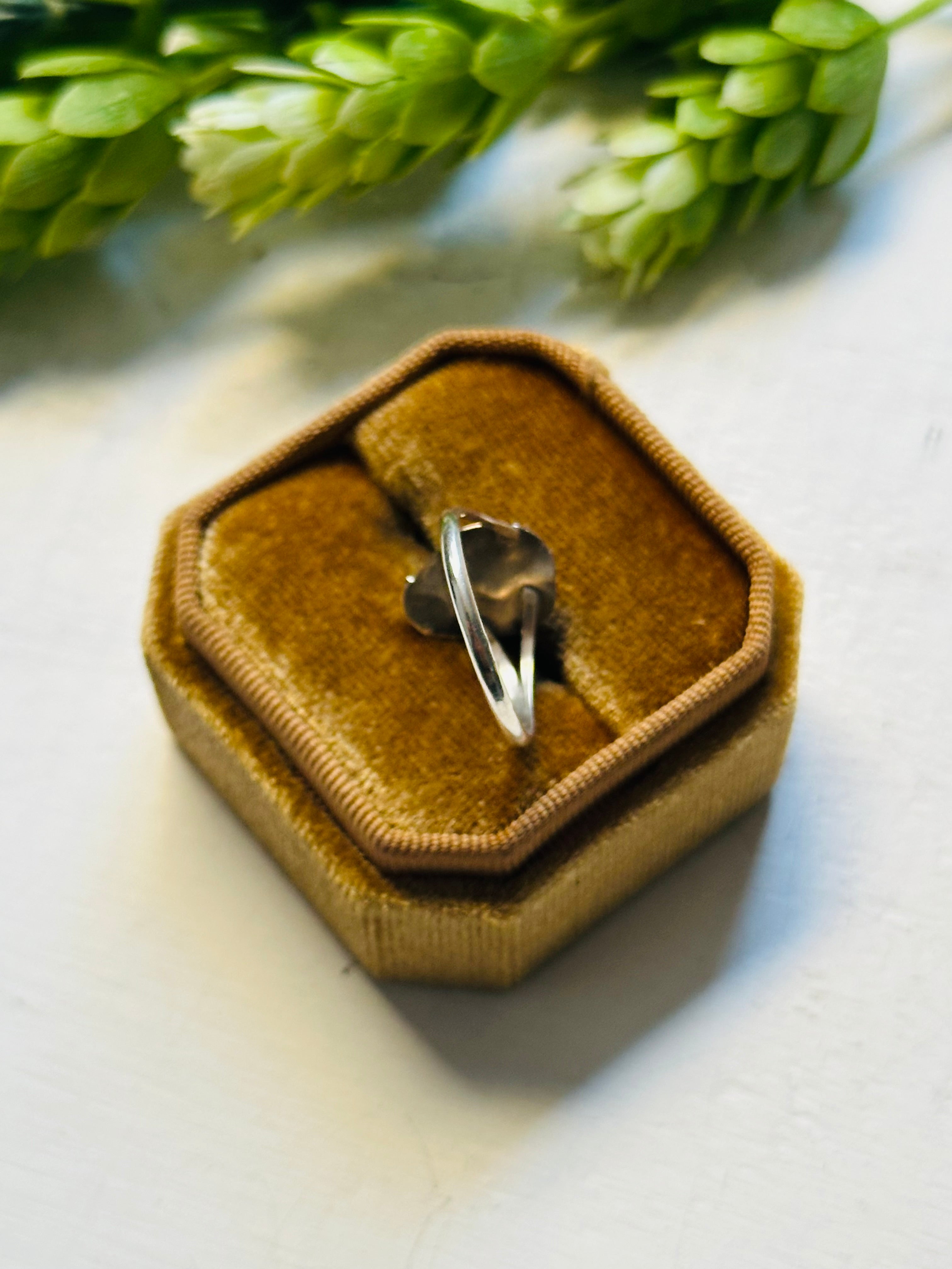 Navajo Made Kingman Turquoise & Sterling Silver Ring