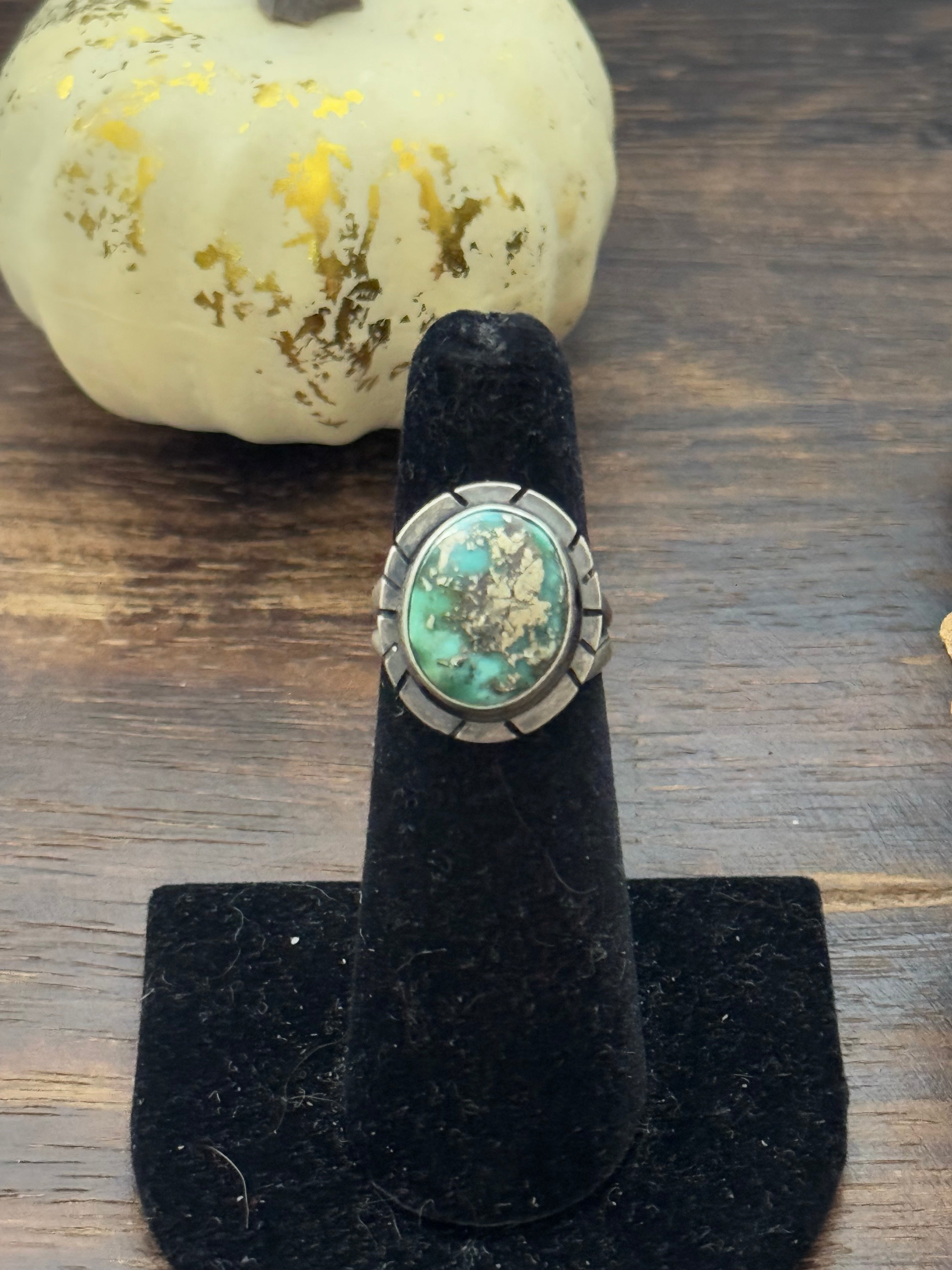 Peggy Skeets Turquoise & Sterling Silver Ring