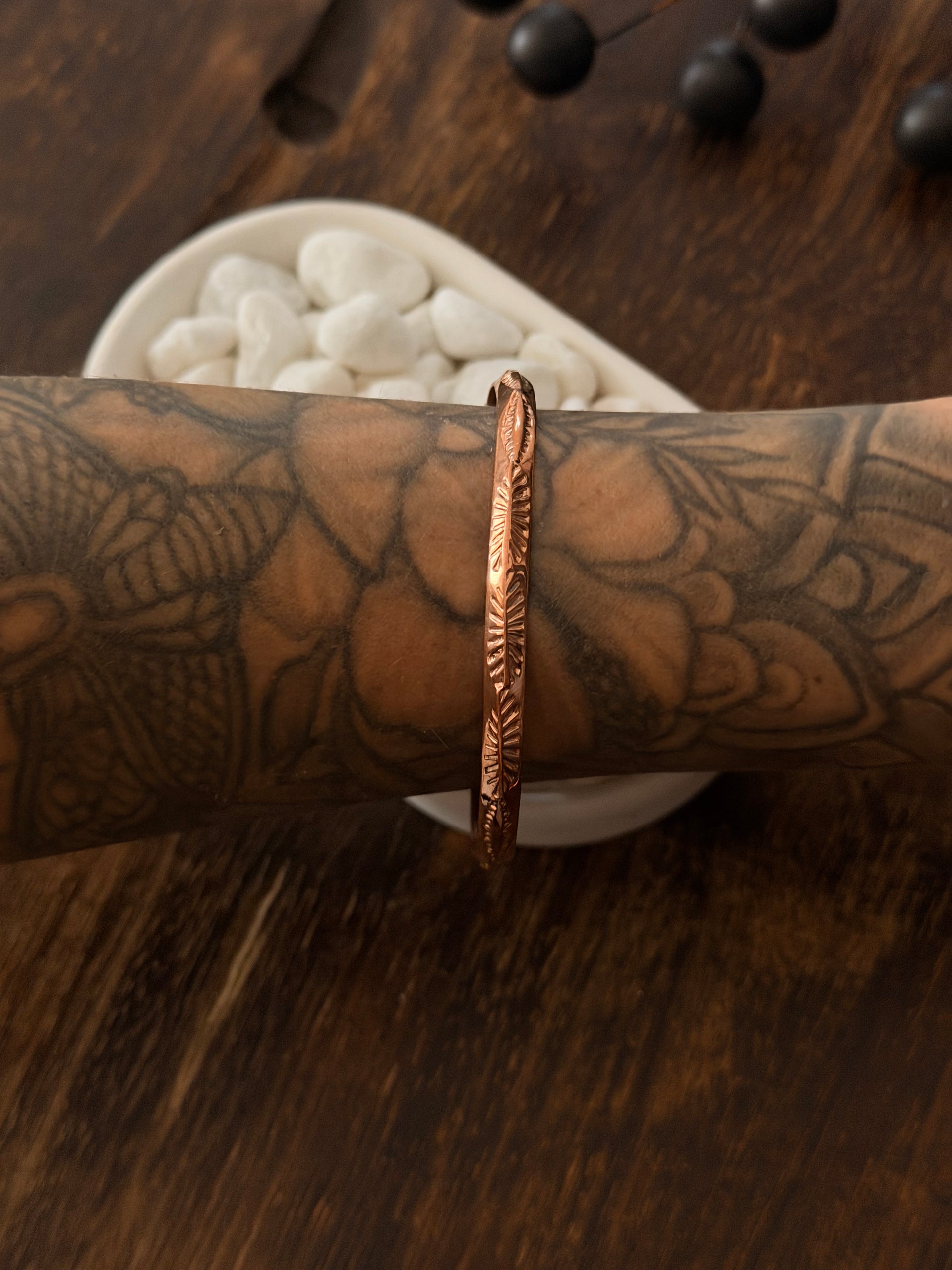 Navajo Made Copper Cuff Bracelet