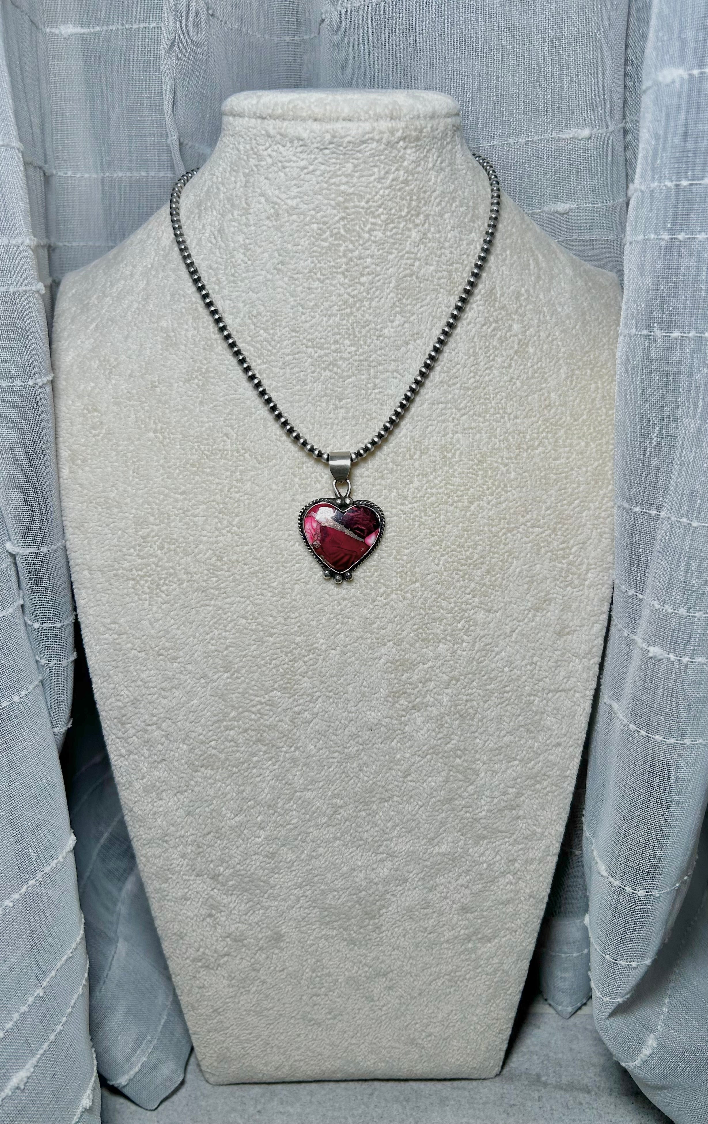 Zachariah David Rose Dahlia & Sterling Silver Pendant