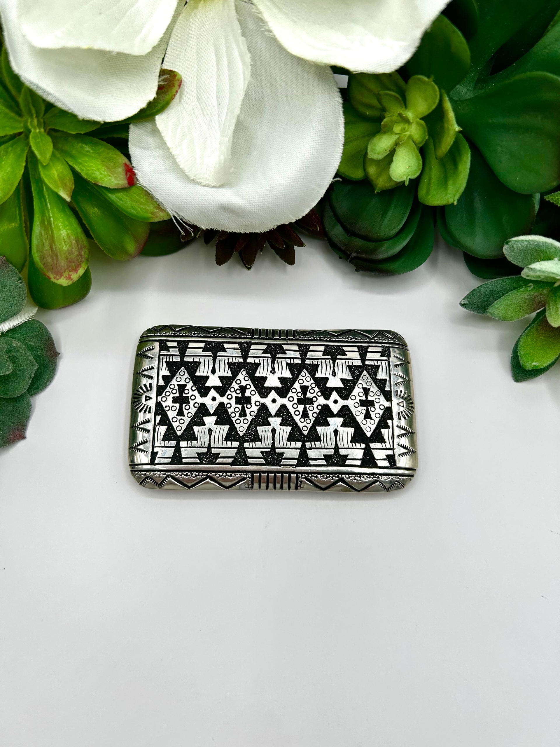 Richard Singer Sterling Silver Belt Buckle