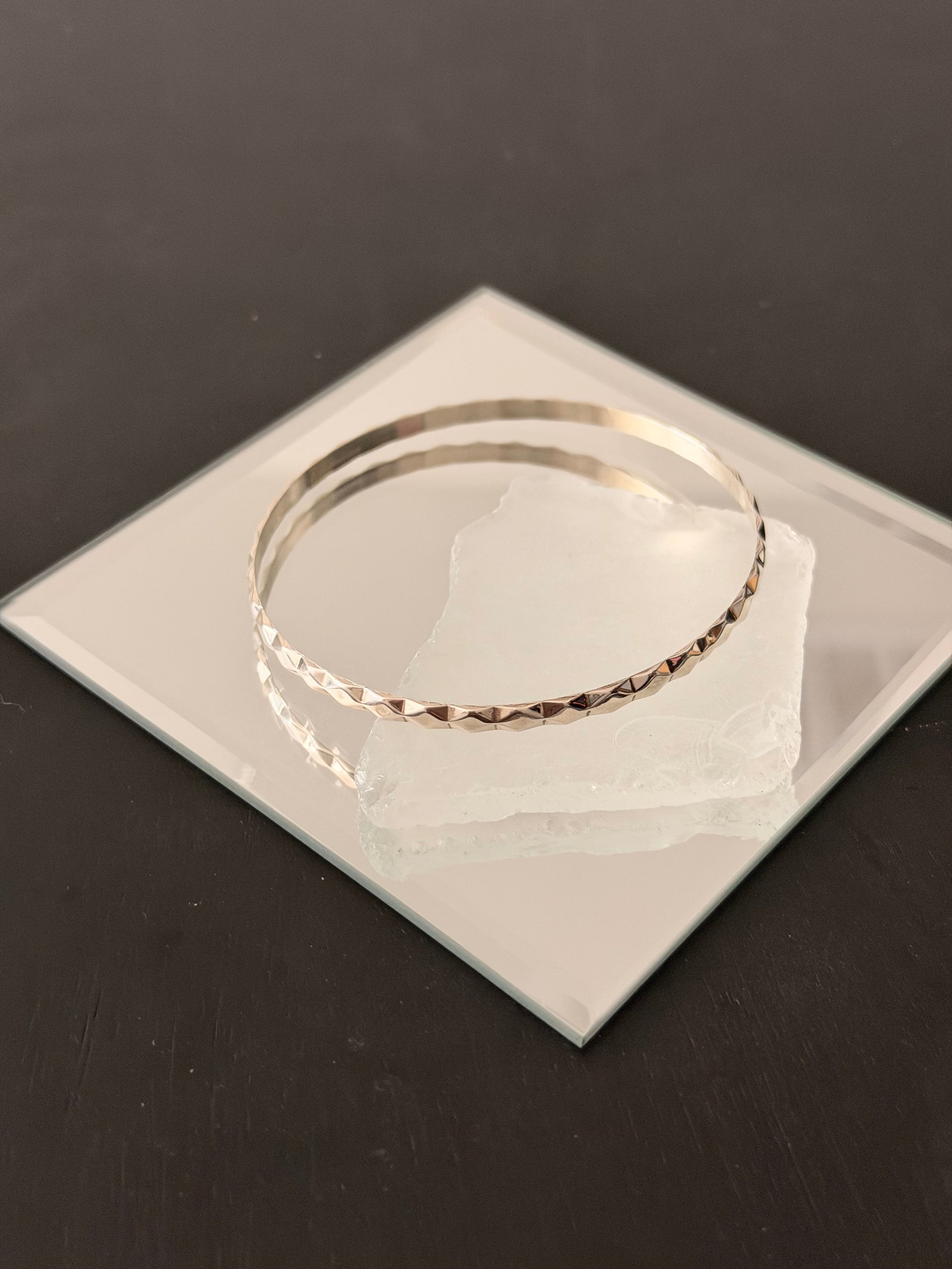 Navajo Made Sterling Silver Bangle Bracelet